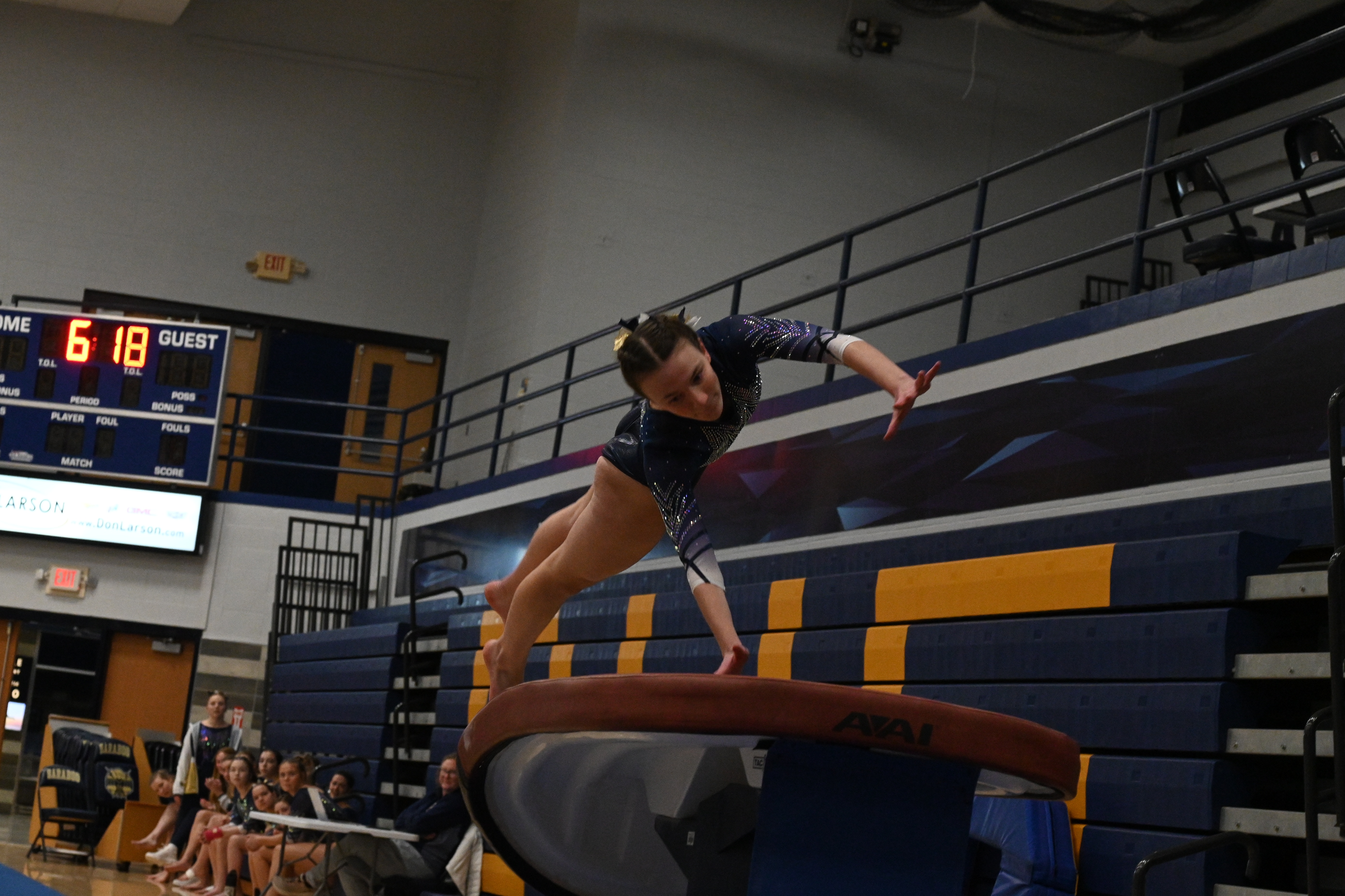 Julia Laux on Vault - Photo by Michael Romero