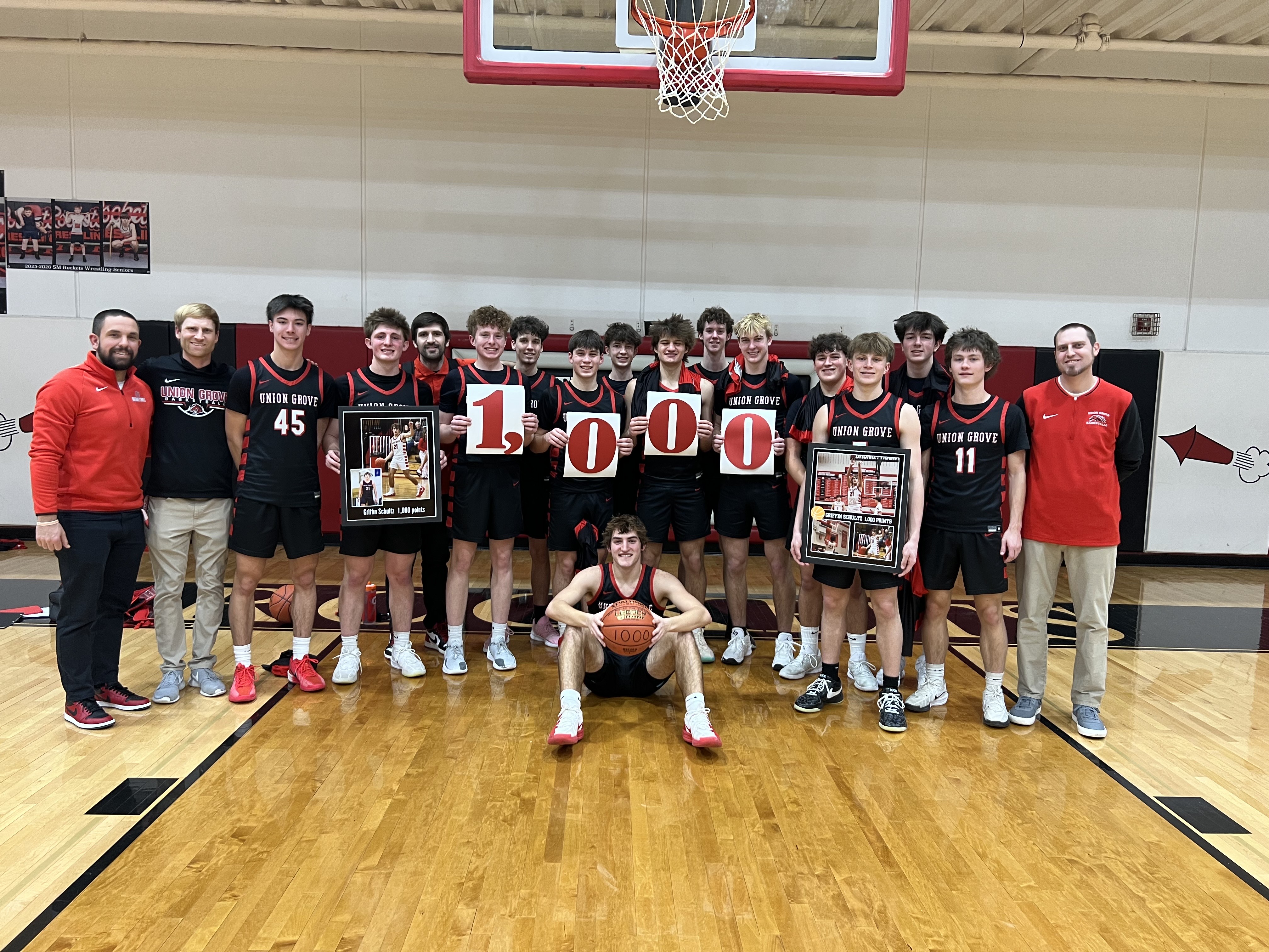 Schultz Reaches 1,000 Points as Union Grove Rolls Past South Milwaukee, 79-47