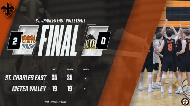 Fighting Saints open season with straight-set win over Metea Valley