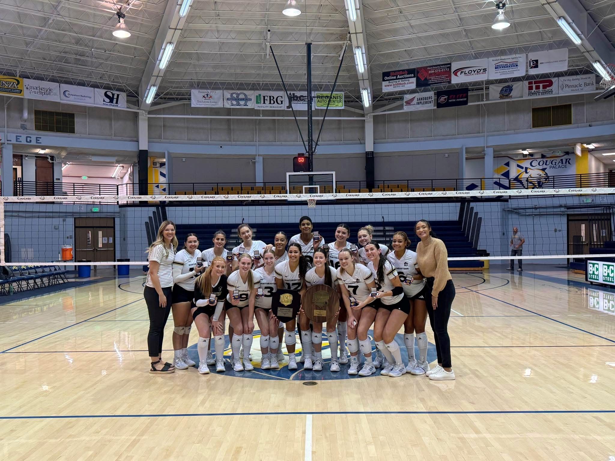 Northeastern Junior College Plainswomen Clinch Region IX Volleyball Championship