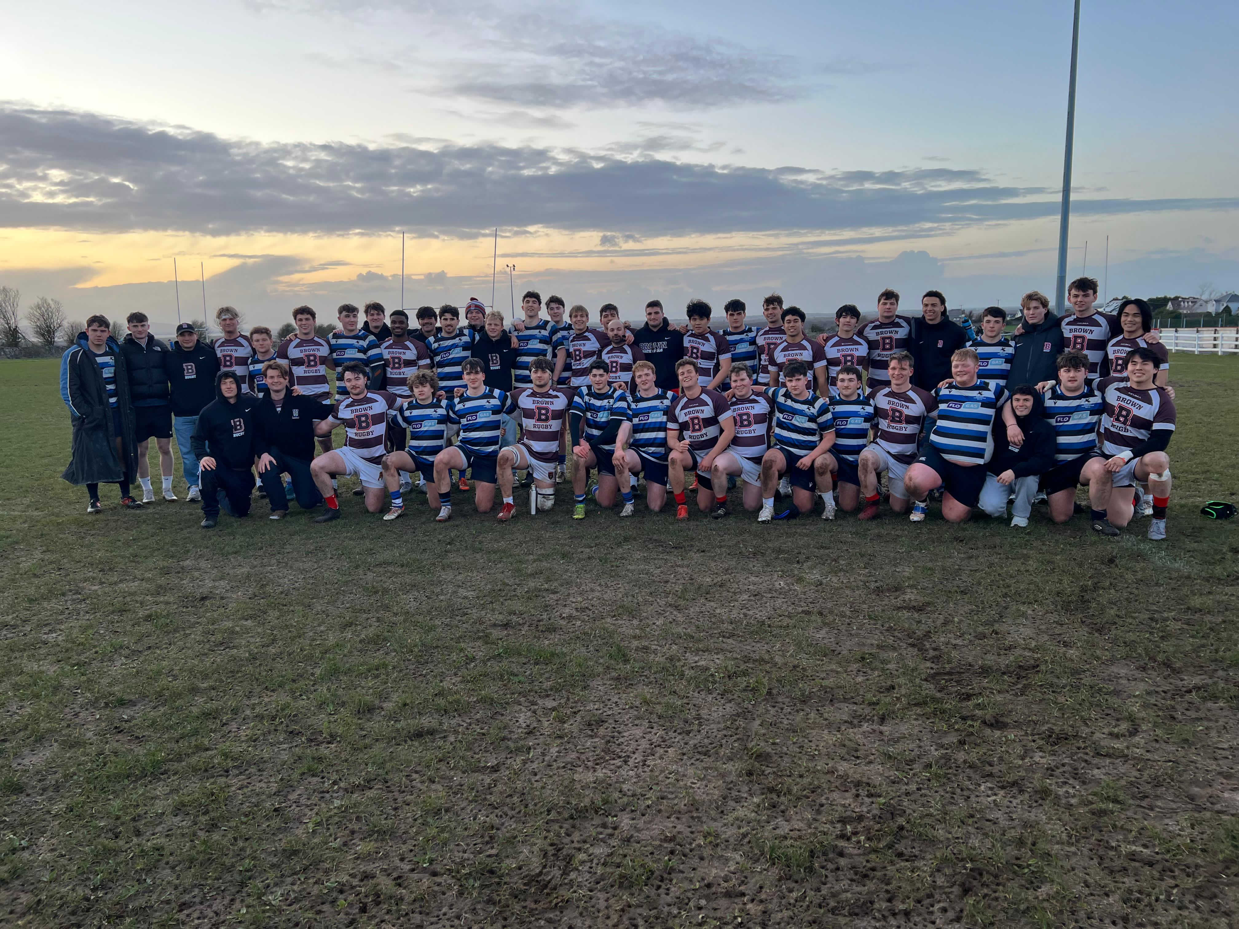 Brown University Men's Rugby with Corinthians RFC of Galway, Ireland