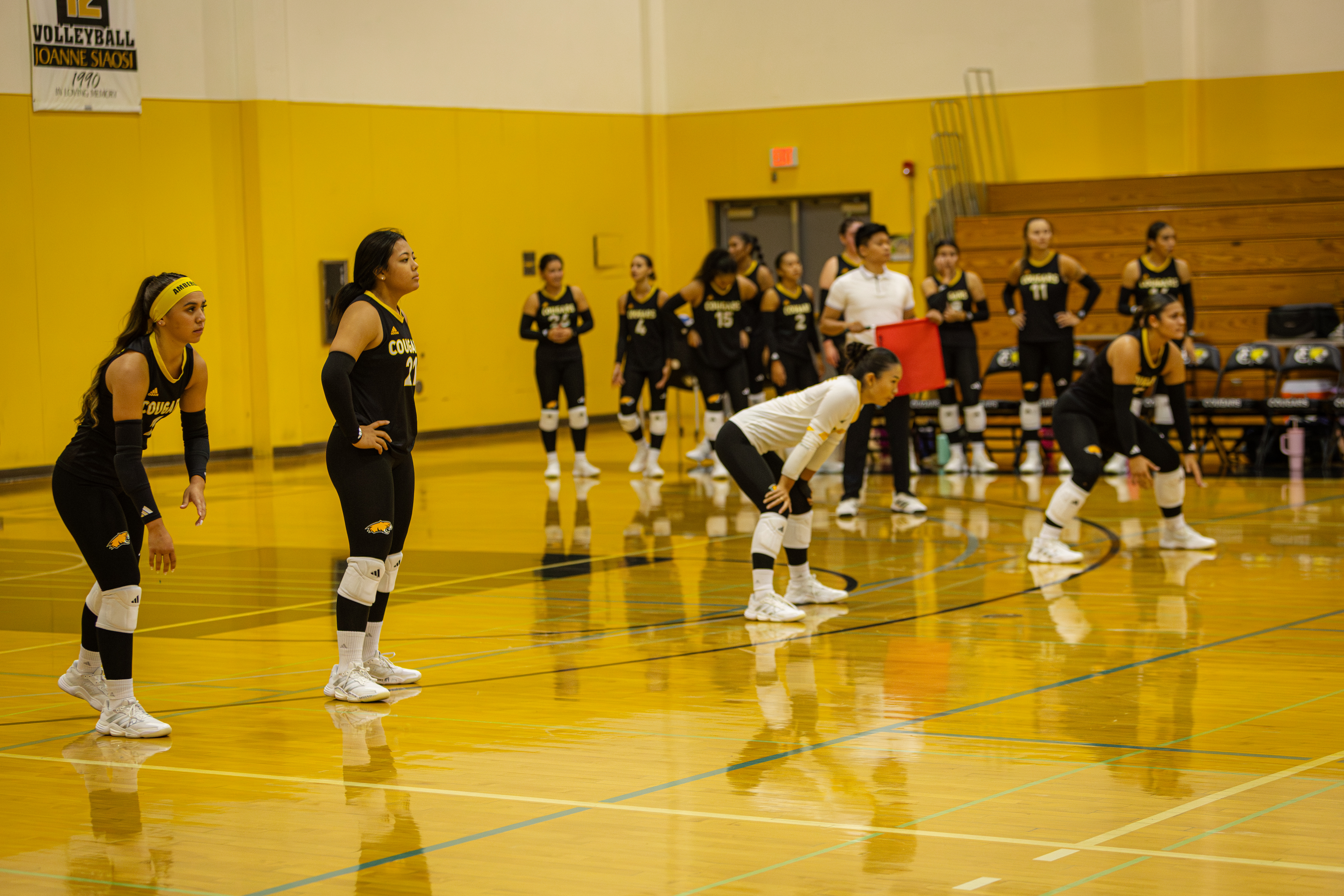 Taft College Cougars Clinch Victory Over Cosumnes River Lady Hawks in Triangular Volleyball Matchup