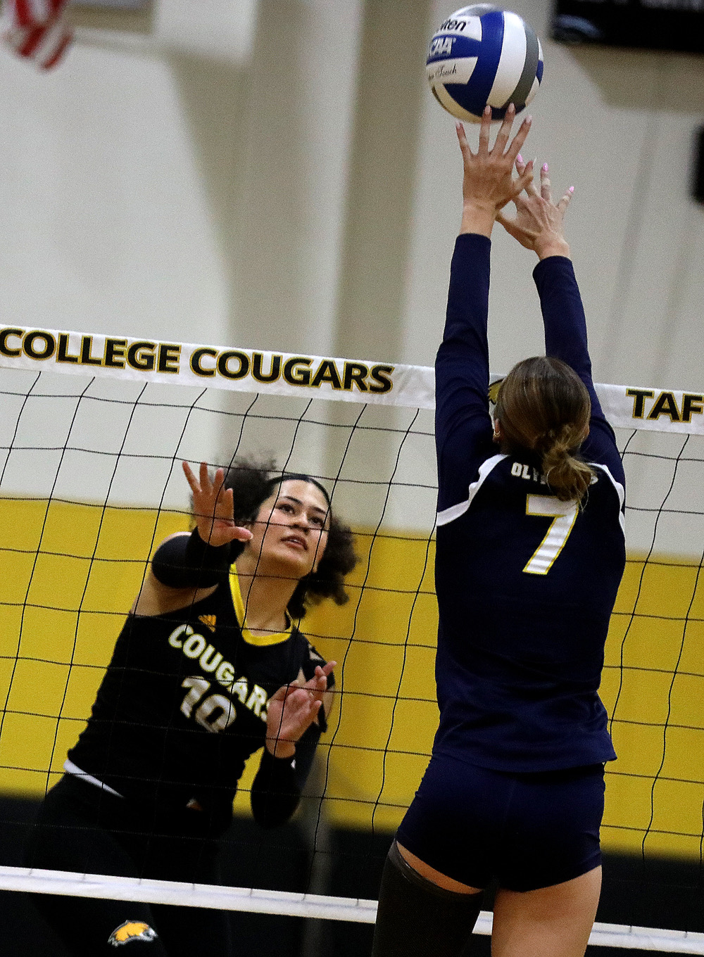 Taft College Women's Volleyball Overcomes Ohlone College in Taft Triangular Event
