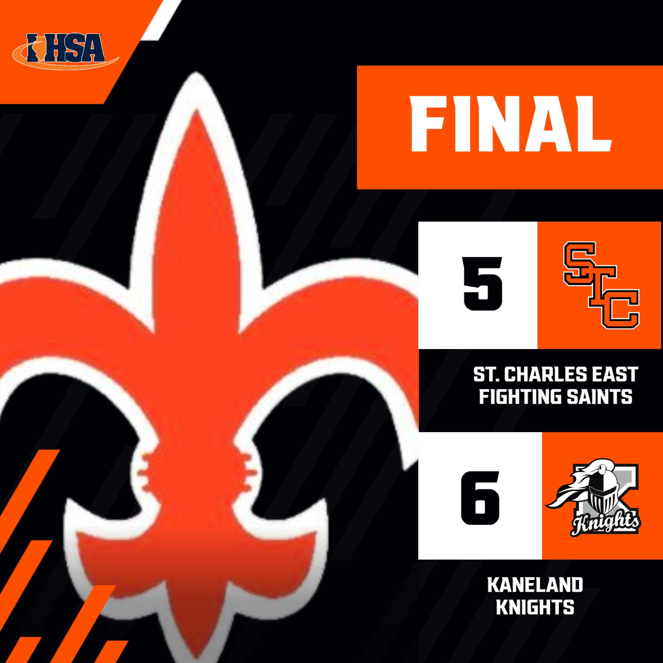 Kaneland uses fifth-inning swing to hold off St. Charles East, 6-5