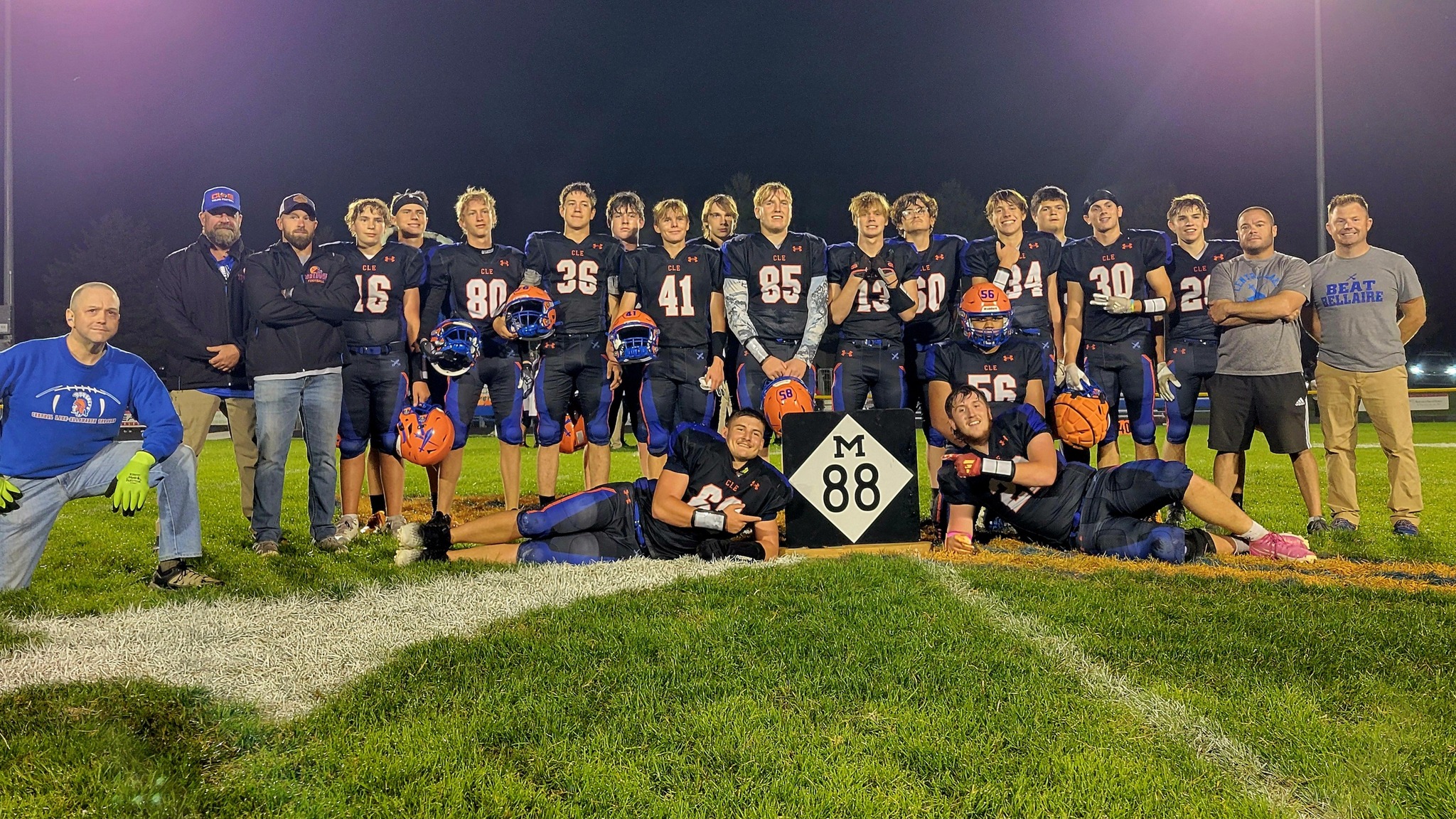 Central Lake/Ellsworth Trojans Triumph in Homecoming Victory Over Bellaire Eagles