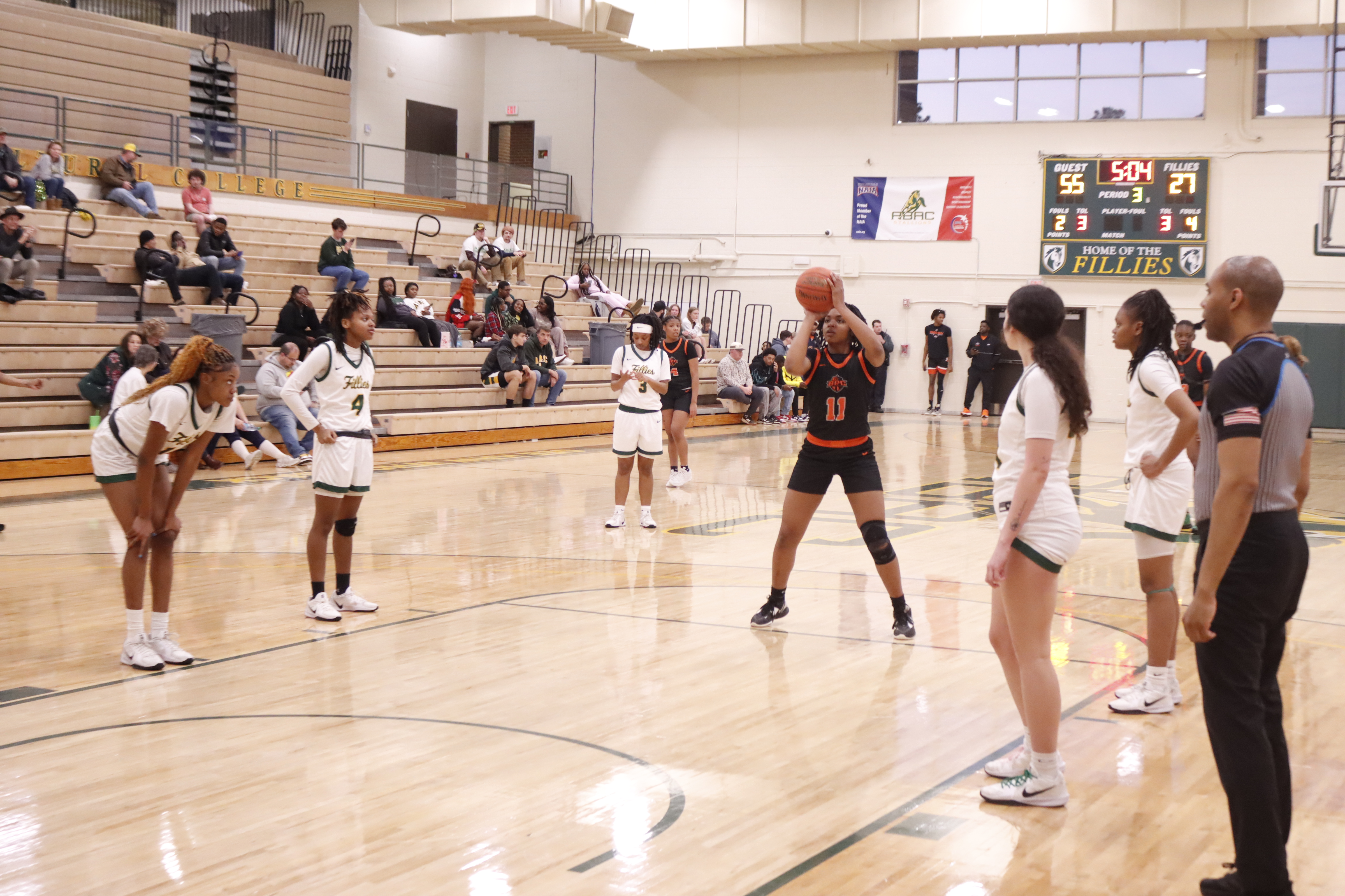 Lady Barons Dominate Fillies on the Road