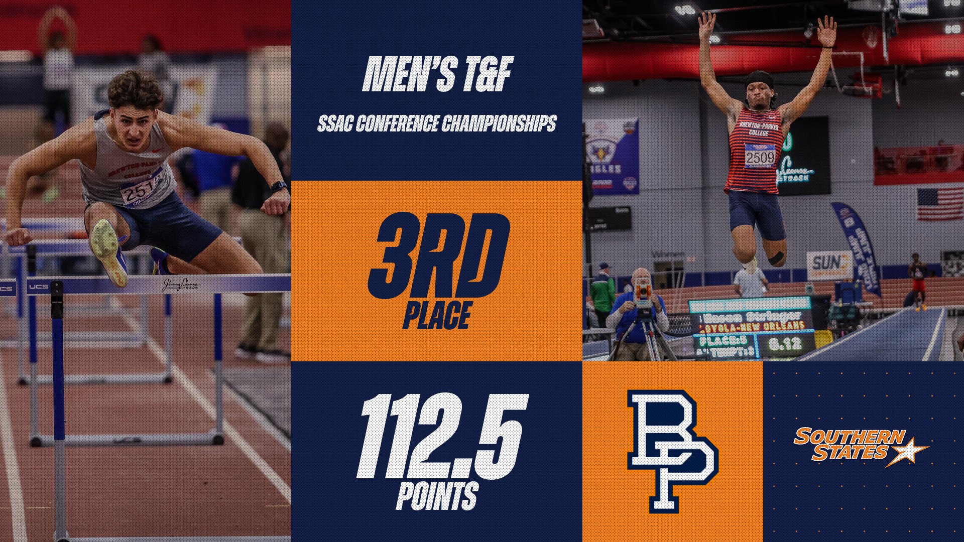 Barons Shine at SSAC Indoor Track and Field Championships