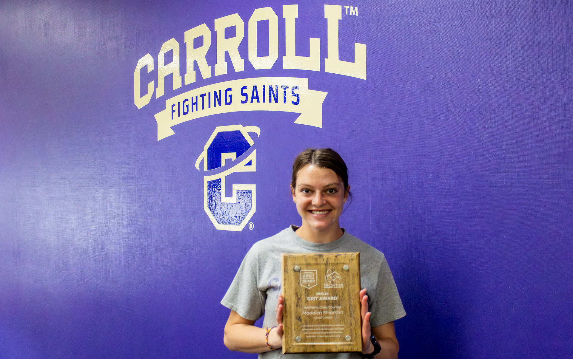 Carroll College’s Madalen Shipman named inaugural Frontier Conference Grit Award recipient for Women's Cross Country