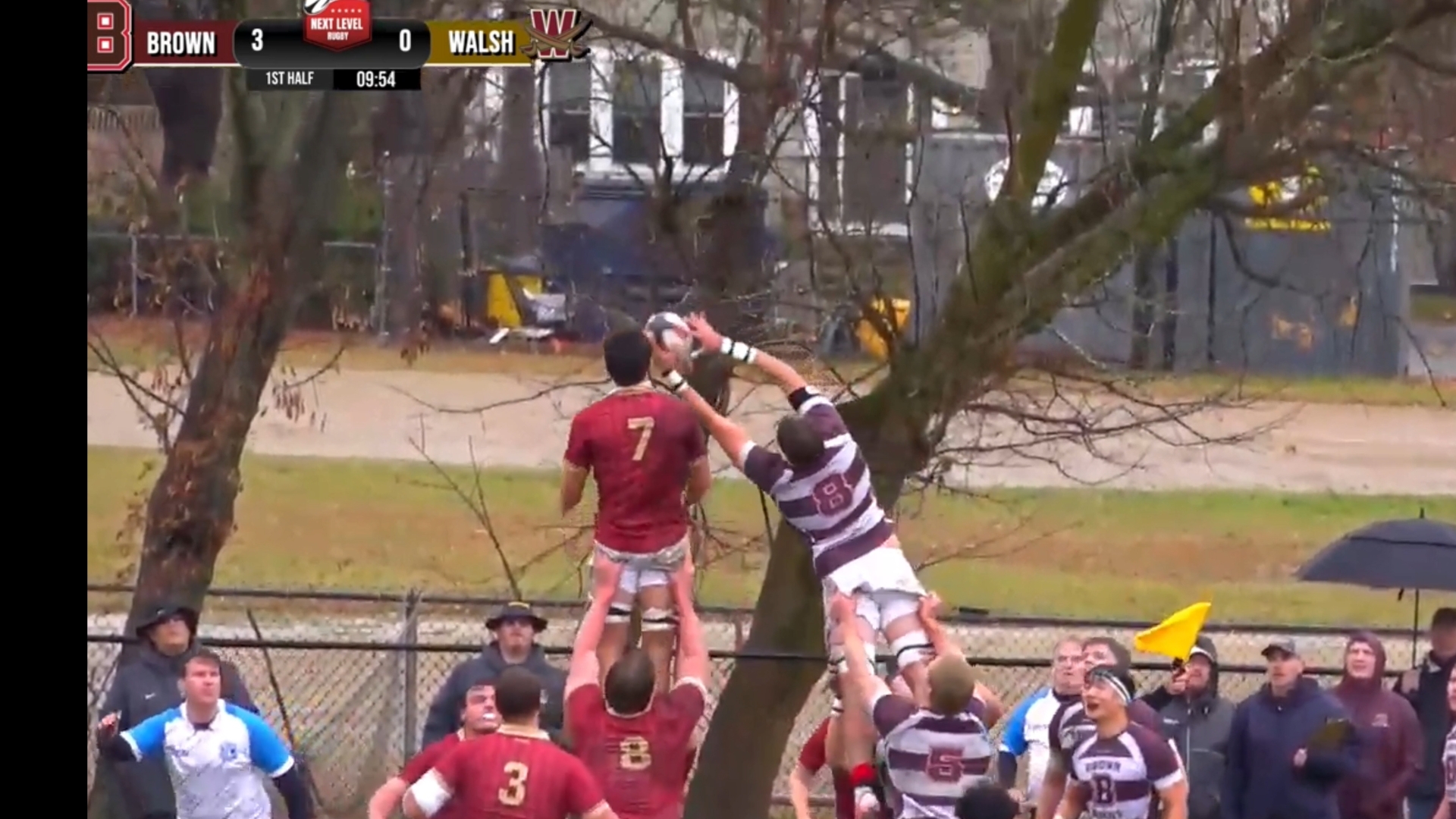 Brown Men's Rugby Secures Spot in Semifinals with Victory Over Walsh