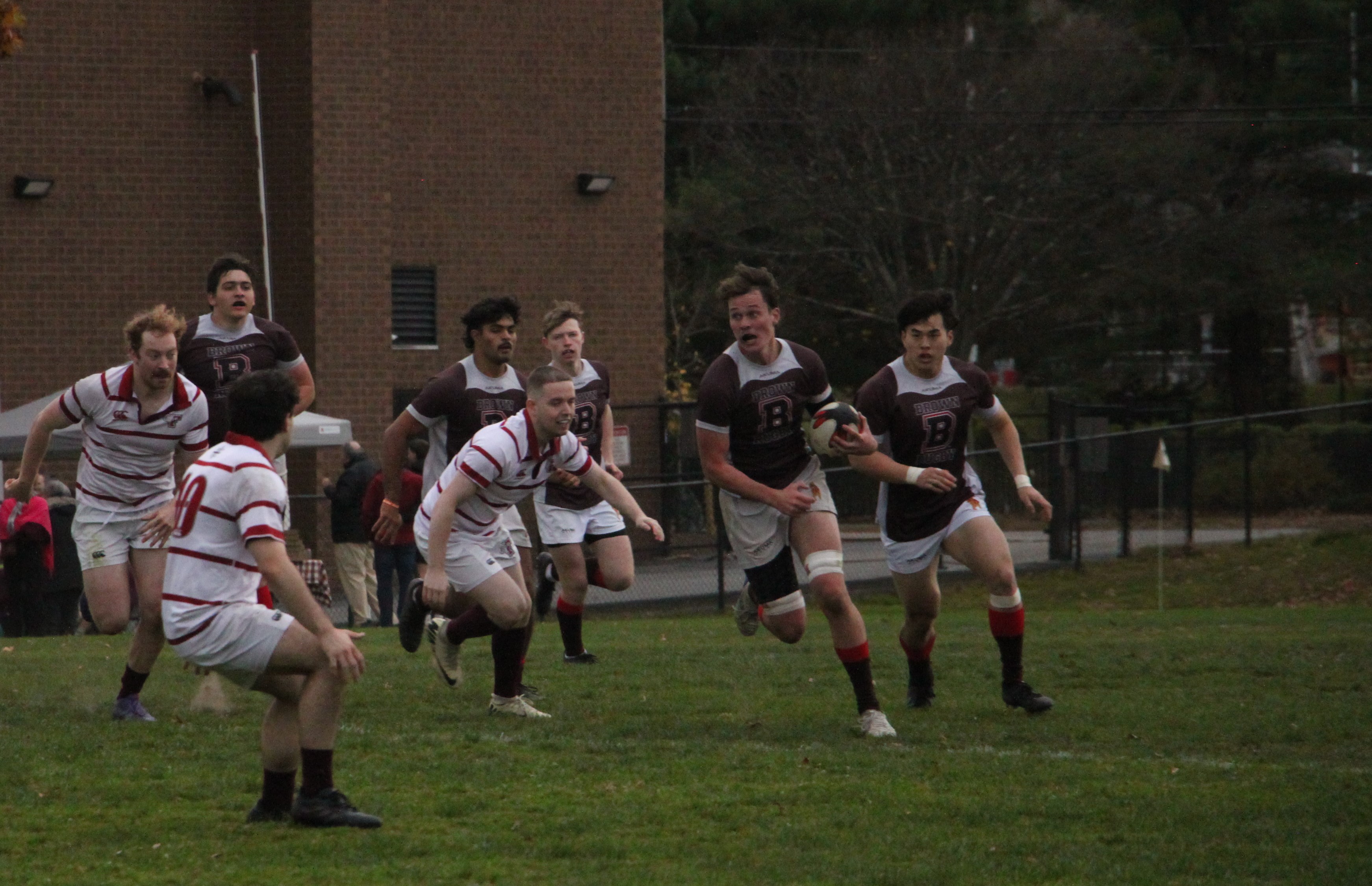Brown Men's Rugby B-side Victorious Over Fordham B in another Dominant Display