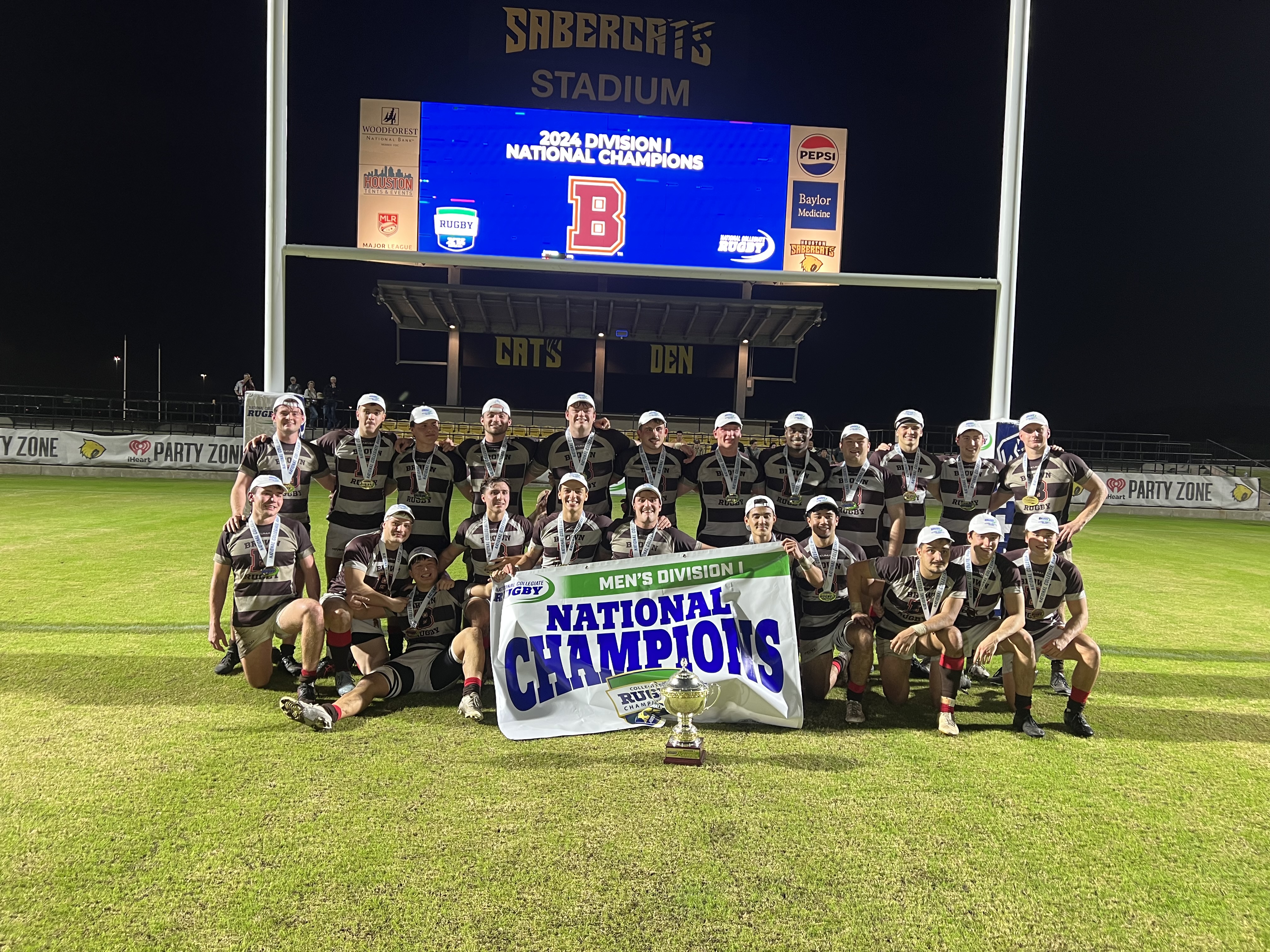 Brown Men's Rugby Clinches Comeback Victory in 2024 National Collegiate Rugby Championship Final