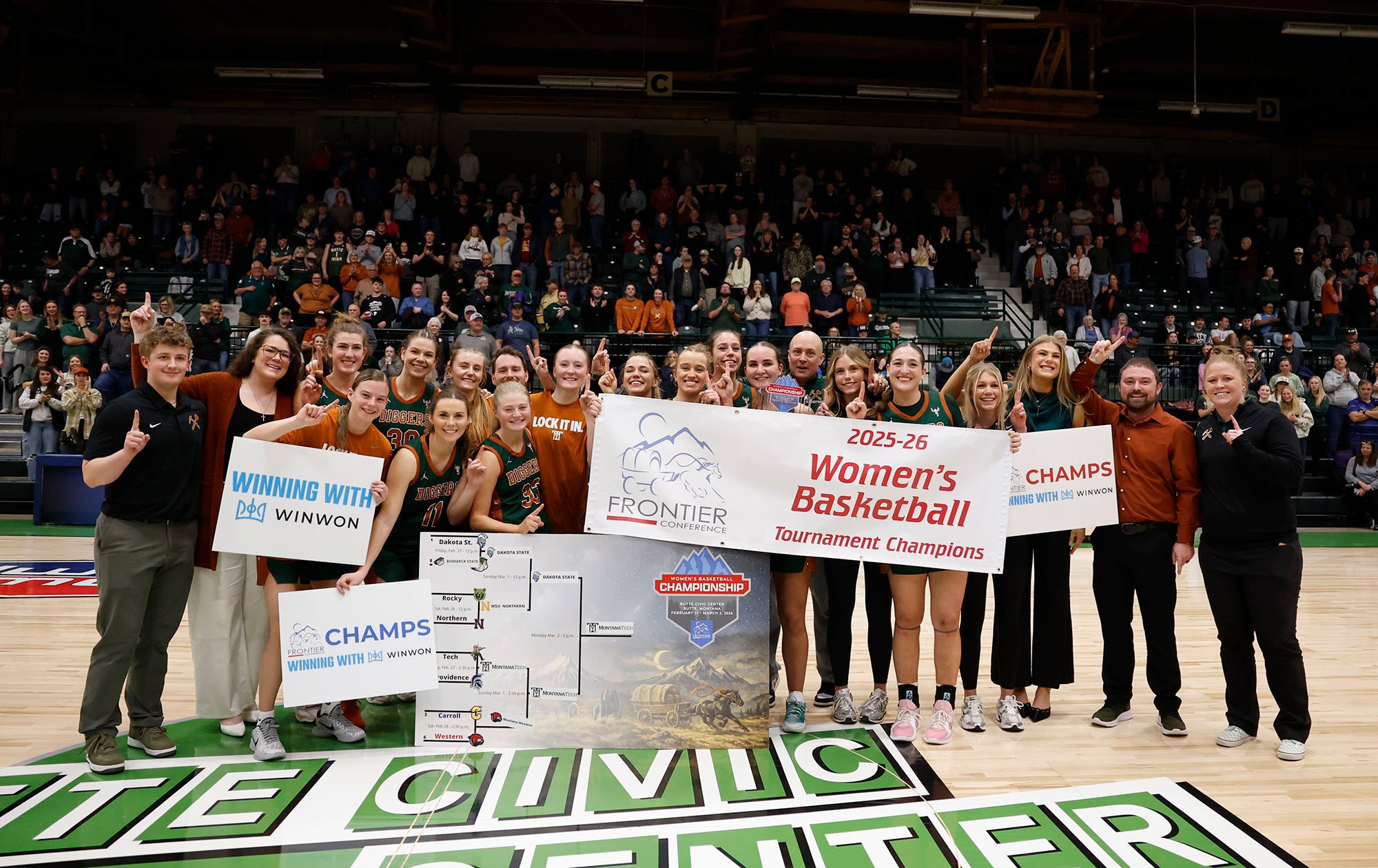 Montana Tech edges Dakota State 76-72 for Frontier Conference women's basketball title