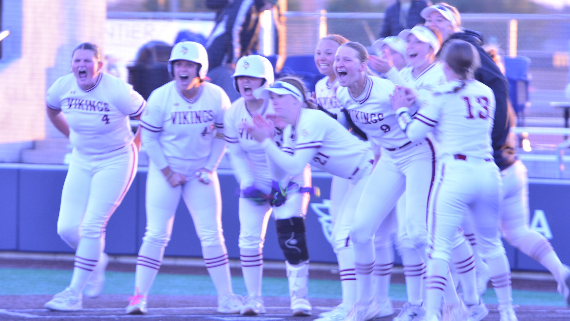 VCSU rallies past Bellevue in wild eight innings to cap FC softball opening round