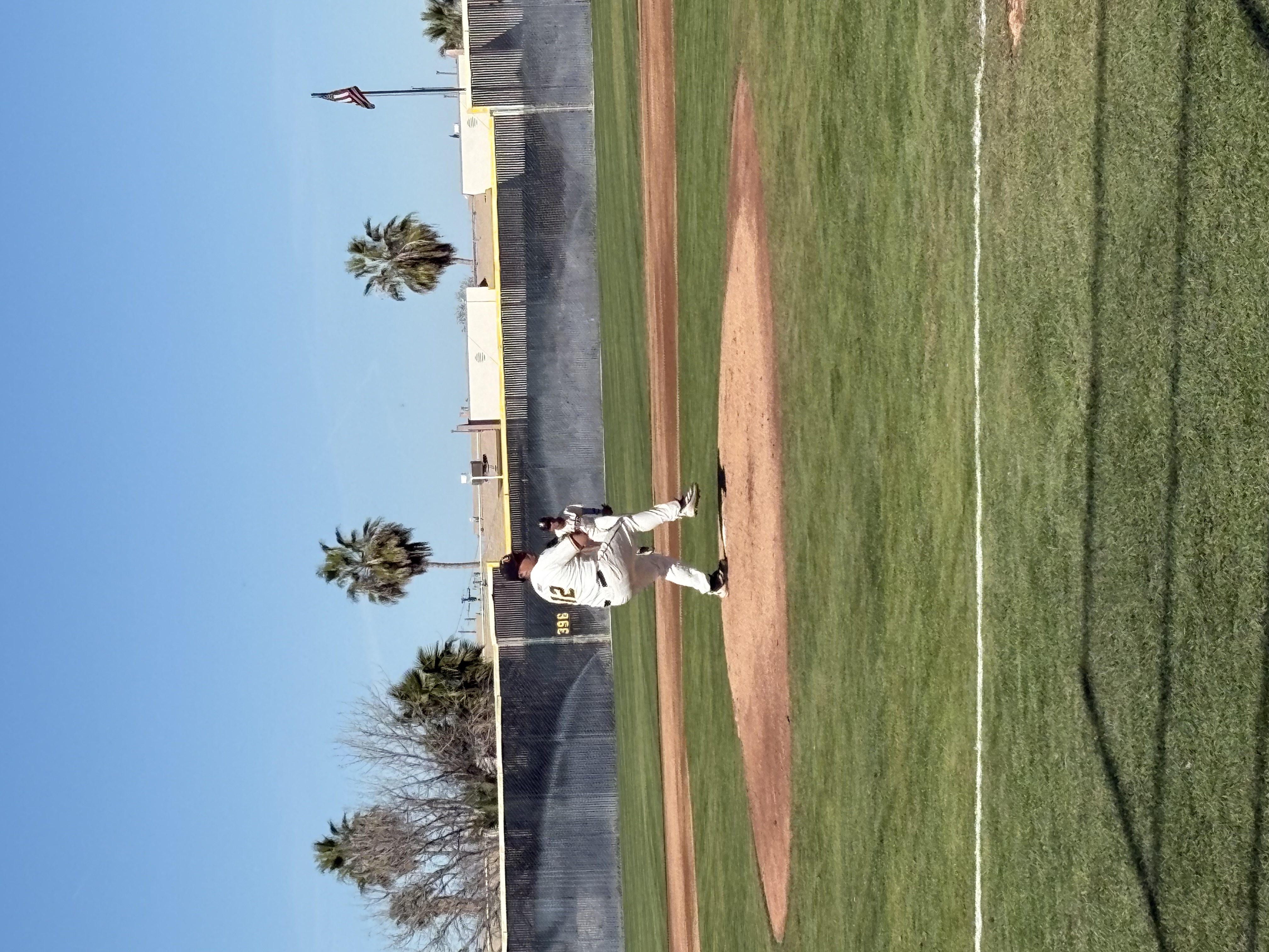 Julian Orozco on the mound.