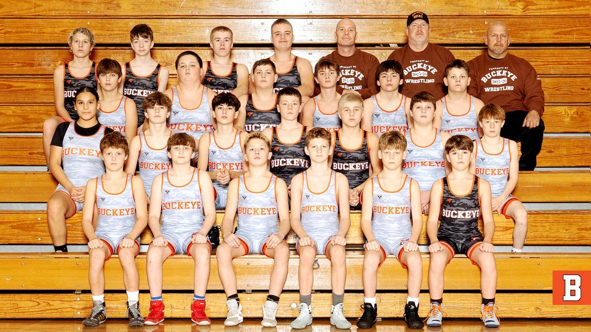Buckeye Junior High Wrestling Team finishes second at OAC Jr. High State