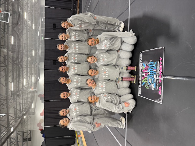Saints Dance showing off their 1st Place finish this past Sunday