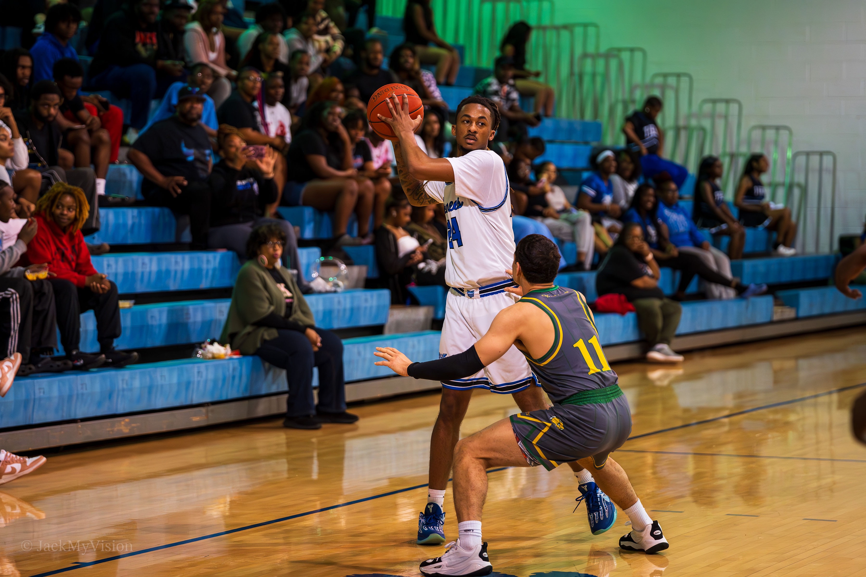 Voorhees Men Pull Away Early, Handle Wilberforce 80–66 at Home