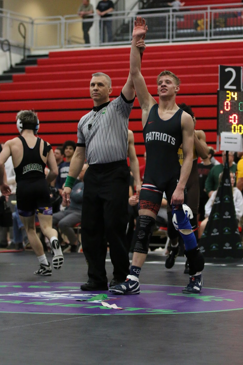 Valley Forge Wrestler's Battle at Loaded Wadsworth District Tournament, Hale and Abukhalil Advance to State