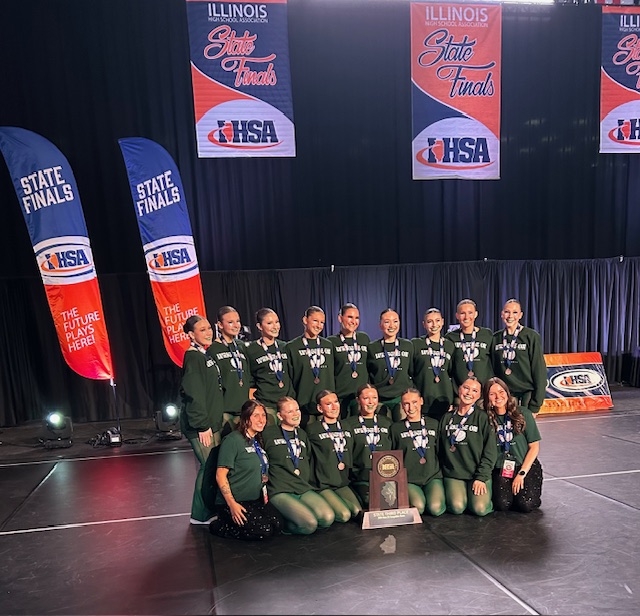 St. Charles East earns first IHSA state dance trophy with 3rd-place finish in Class 2A