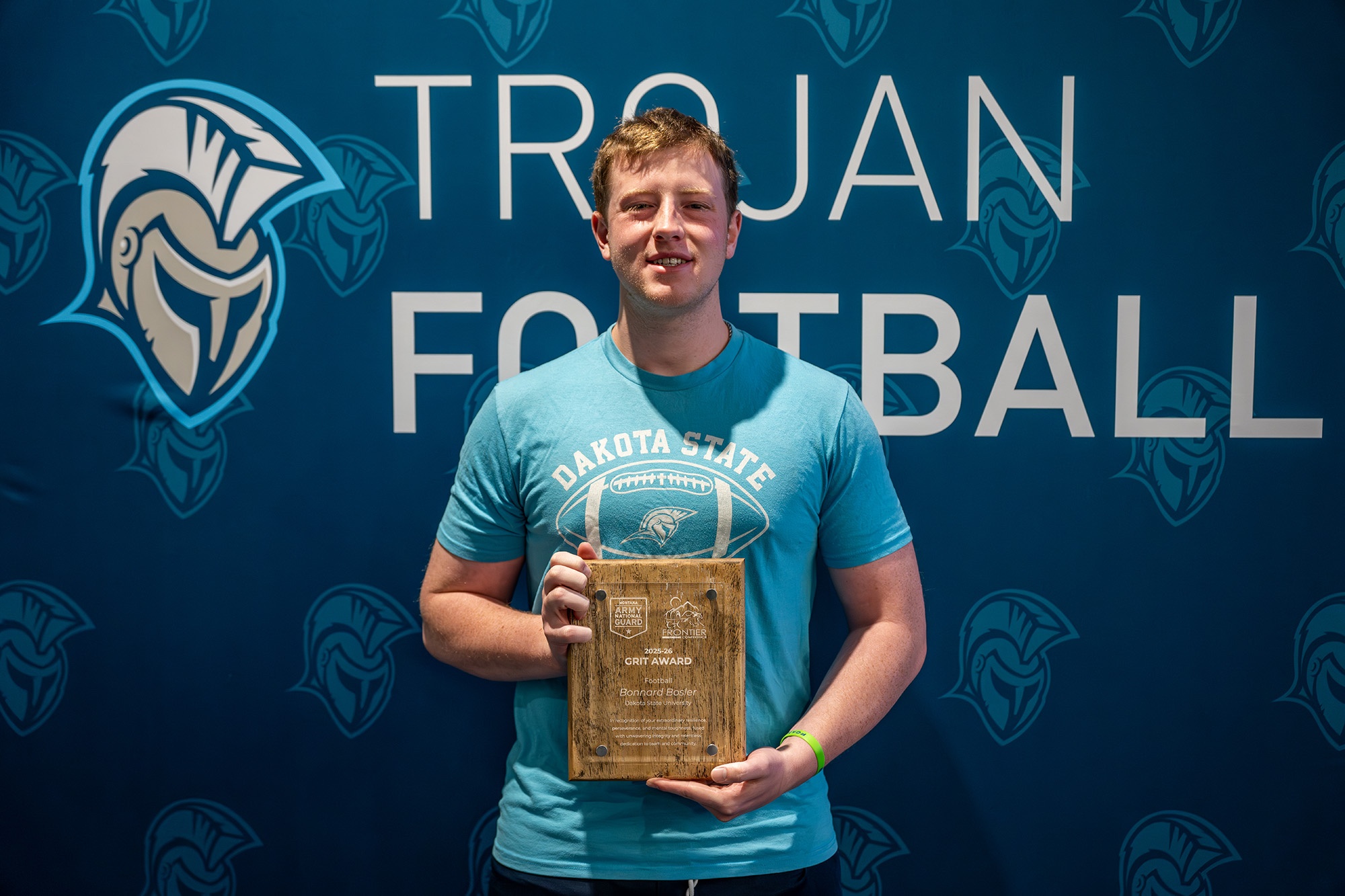 Dakota State’s Bonnard Bosler honored for resilient return with Frontier Conference’s inaugural Grit Award for Football