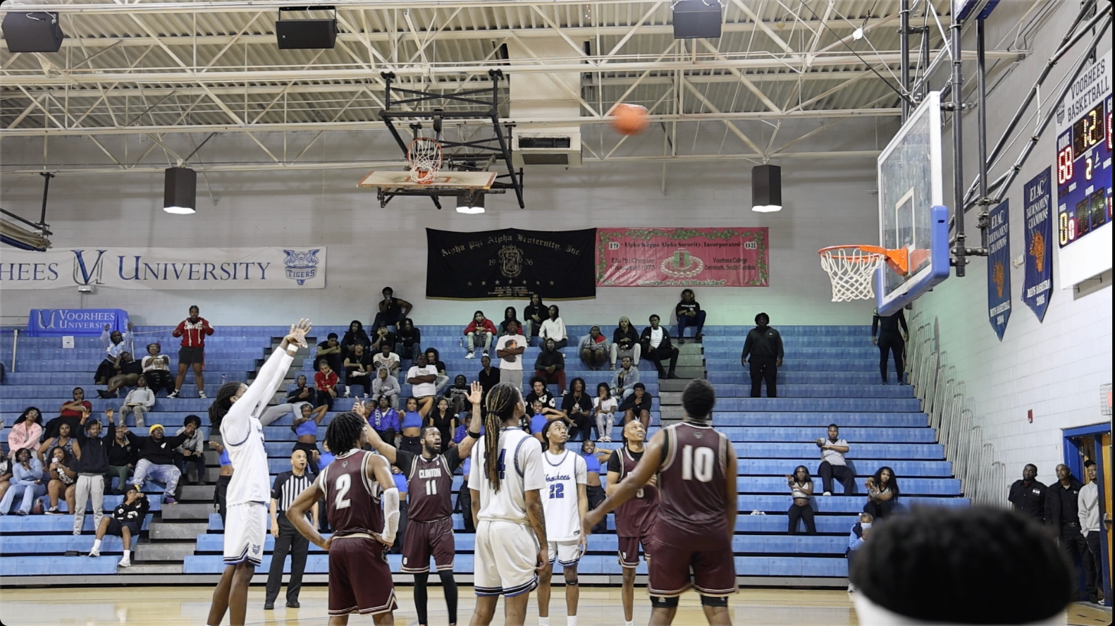 Diggs’ Late Free Throw Lifts Voorhees Past Clinton, 69-68