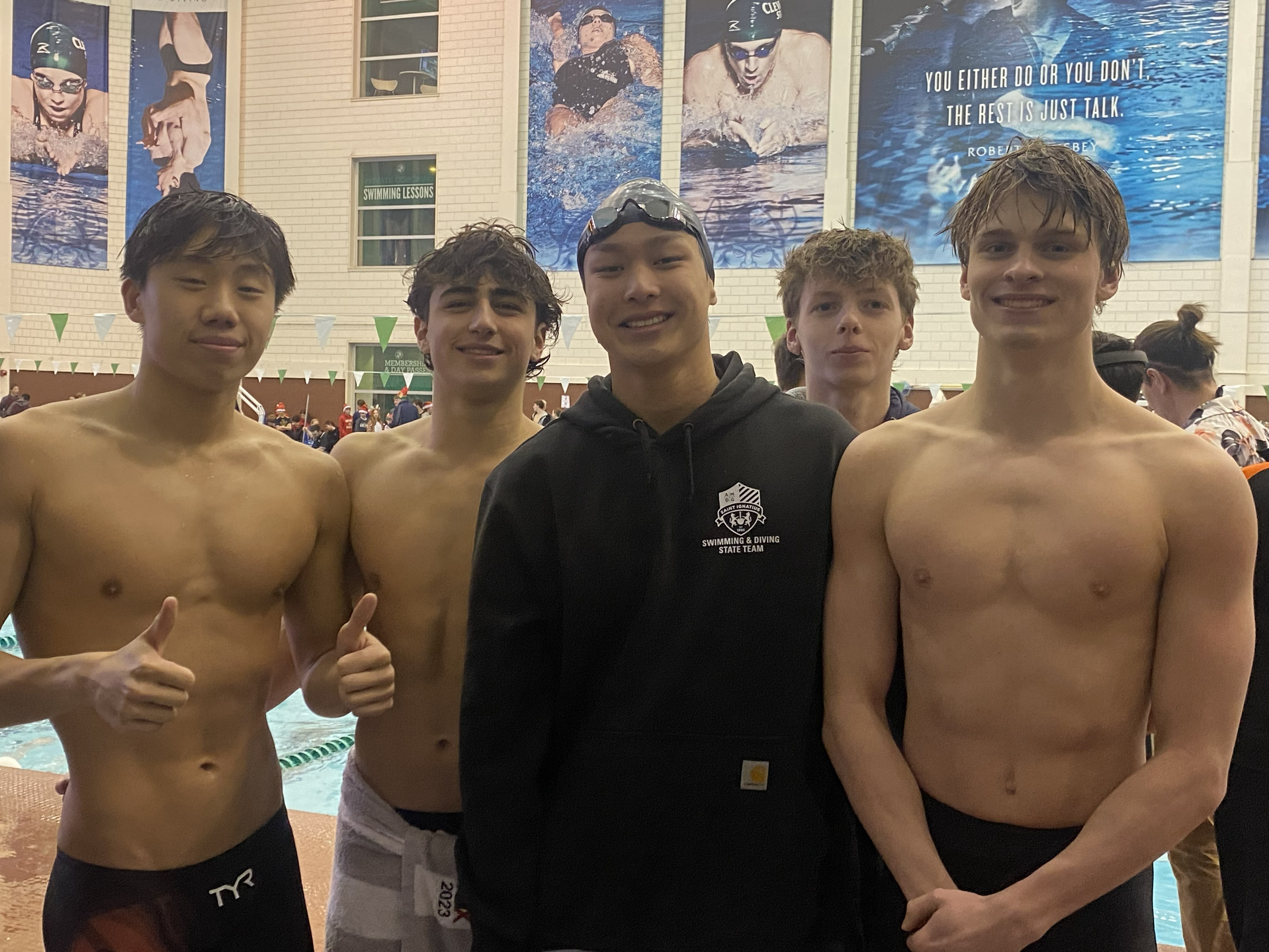 James Yan '27, Aiden Malke '28, Jaime Hong '27, Brian Orminston '28, Thor Johannessen '27