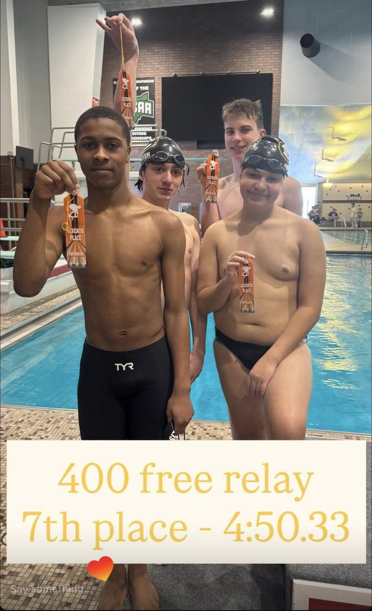 Eagle's JV Earns Five Podium Finishes at Canton 2026 JV Swim Championships