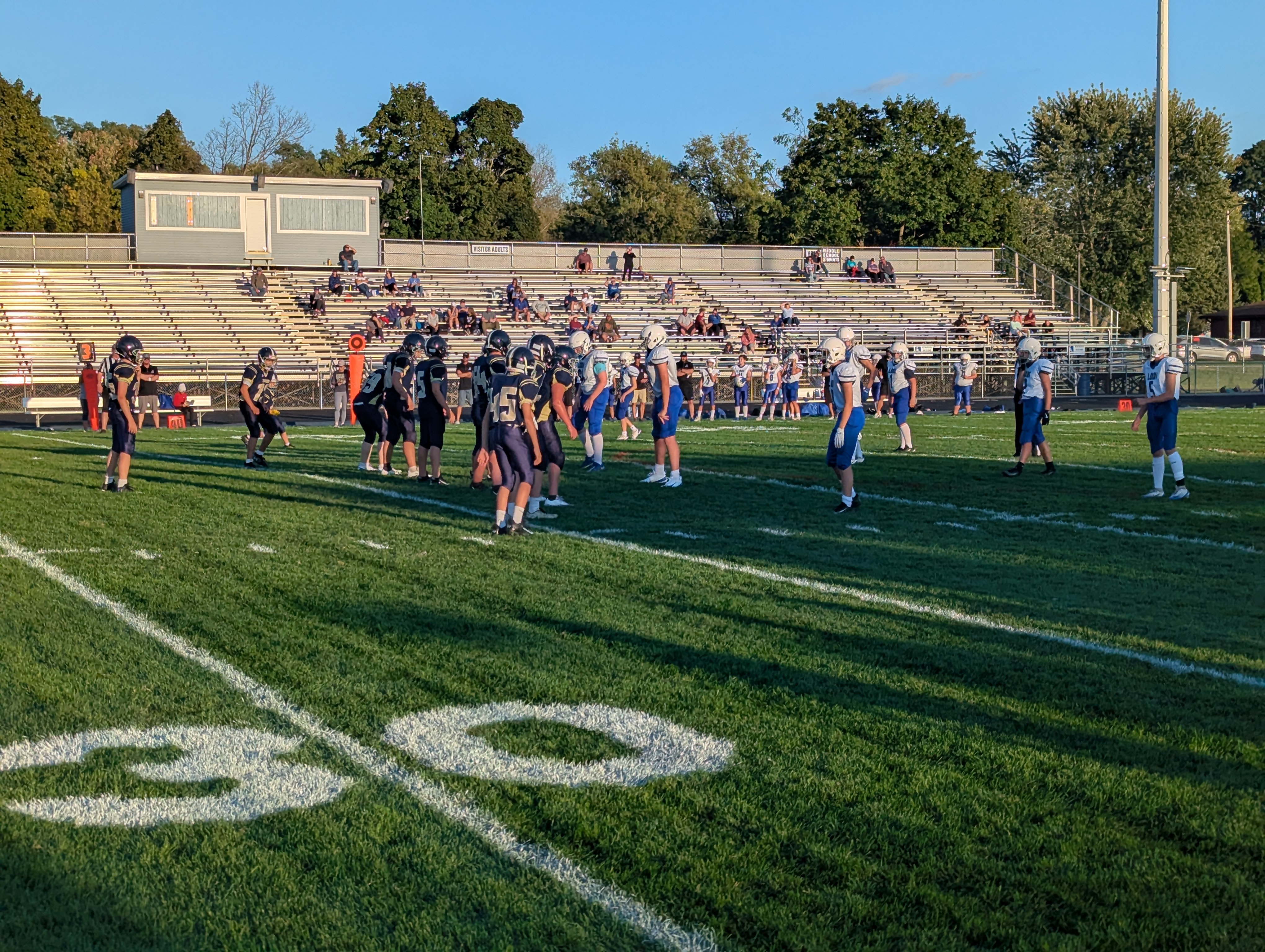 Baraboo 8th Grade Faces Tough Loss in Football Game Against Lodi Blue Devils