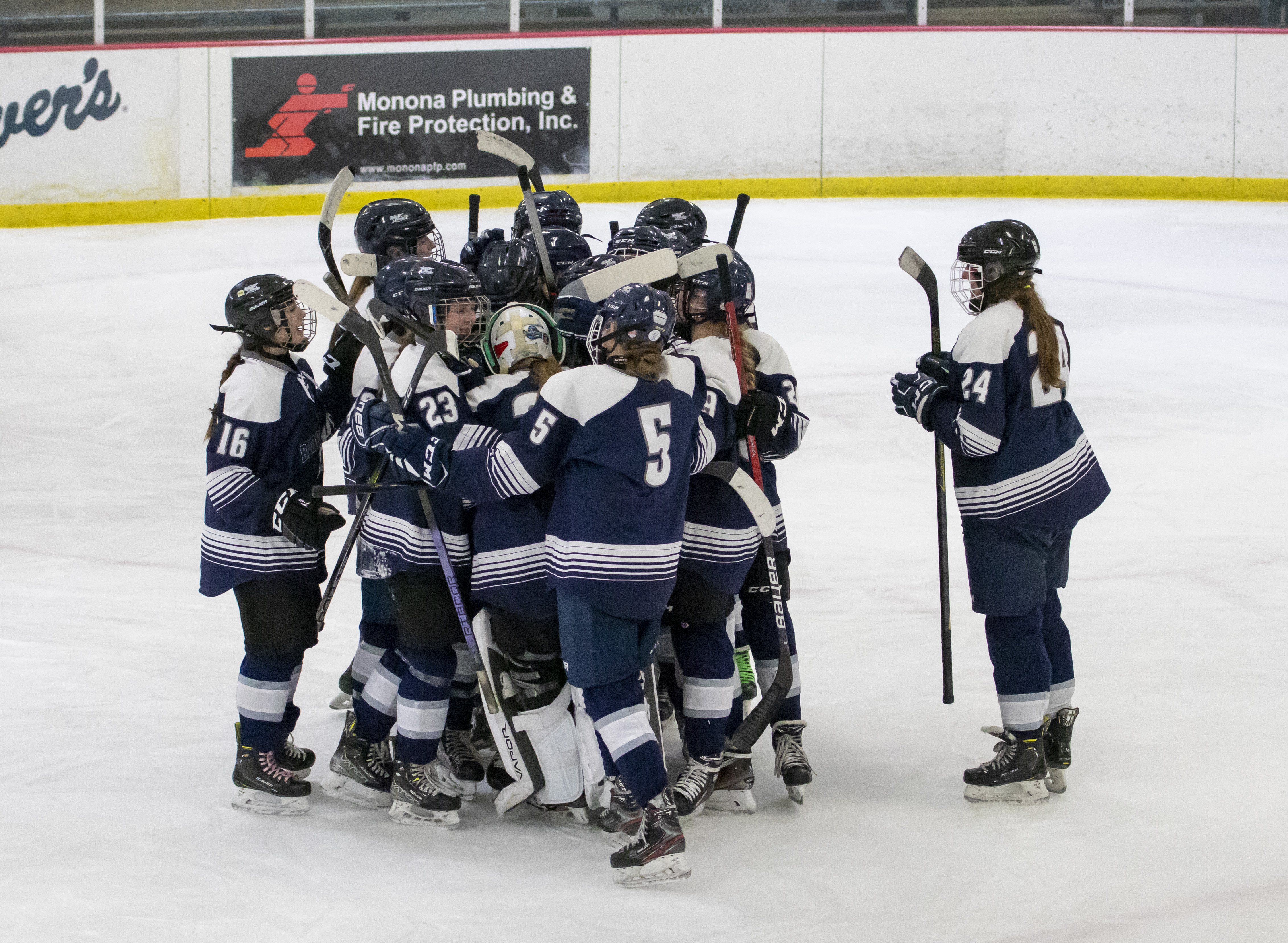 Badger Lightning Secures Victory Over Madison Metro Lynx in Girls Varsity Hockey