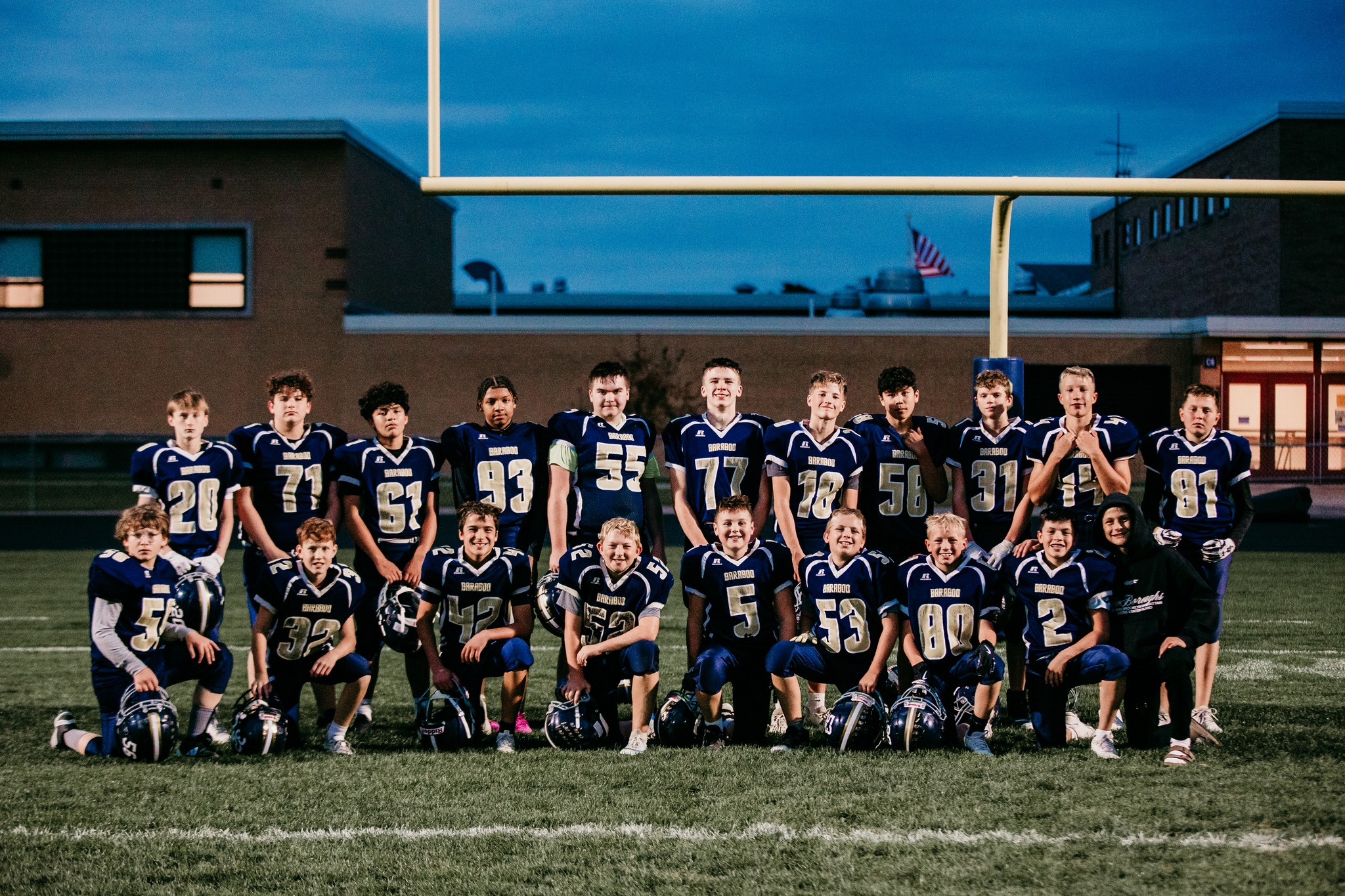 Baraboo 7th Grade Gridiron Team Seals the Season with a Decisive Victory Over Rangers