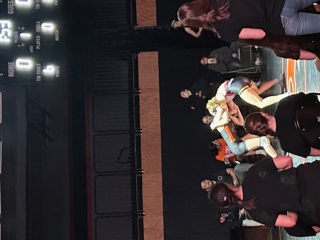 Fighting Saints Split Home Girls Varsity Tri, Top St. Charles North, Fall to Batavia