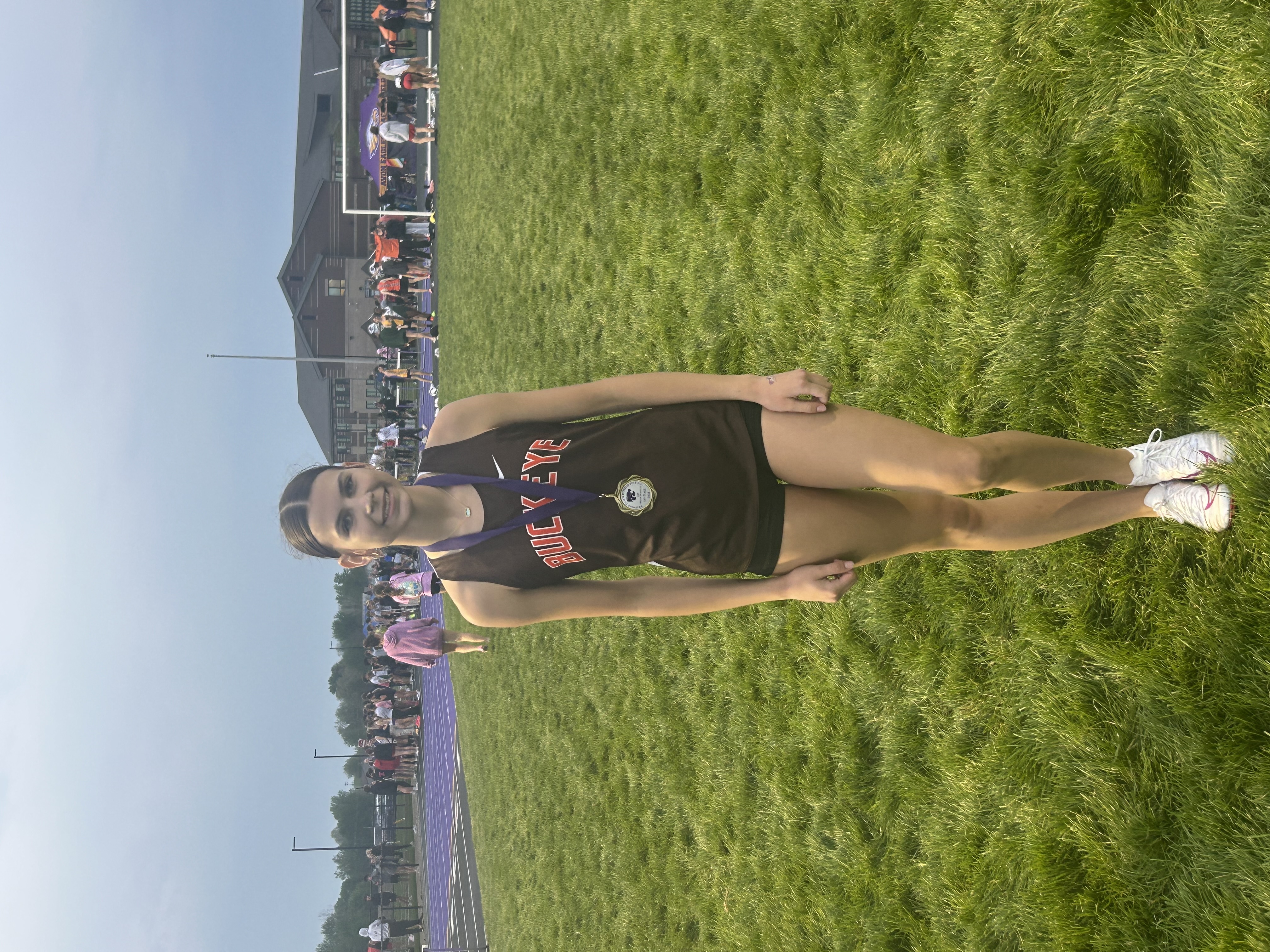 Blakely Herman 1st in 300 Hurdles