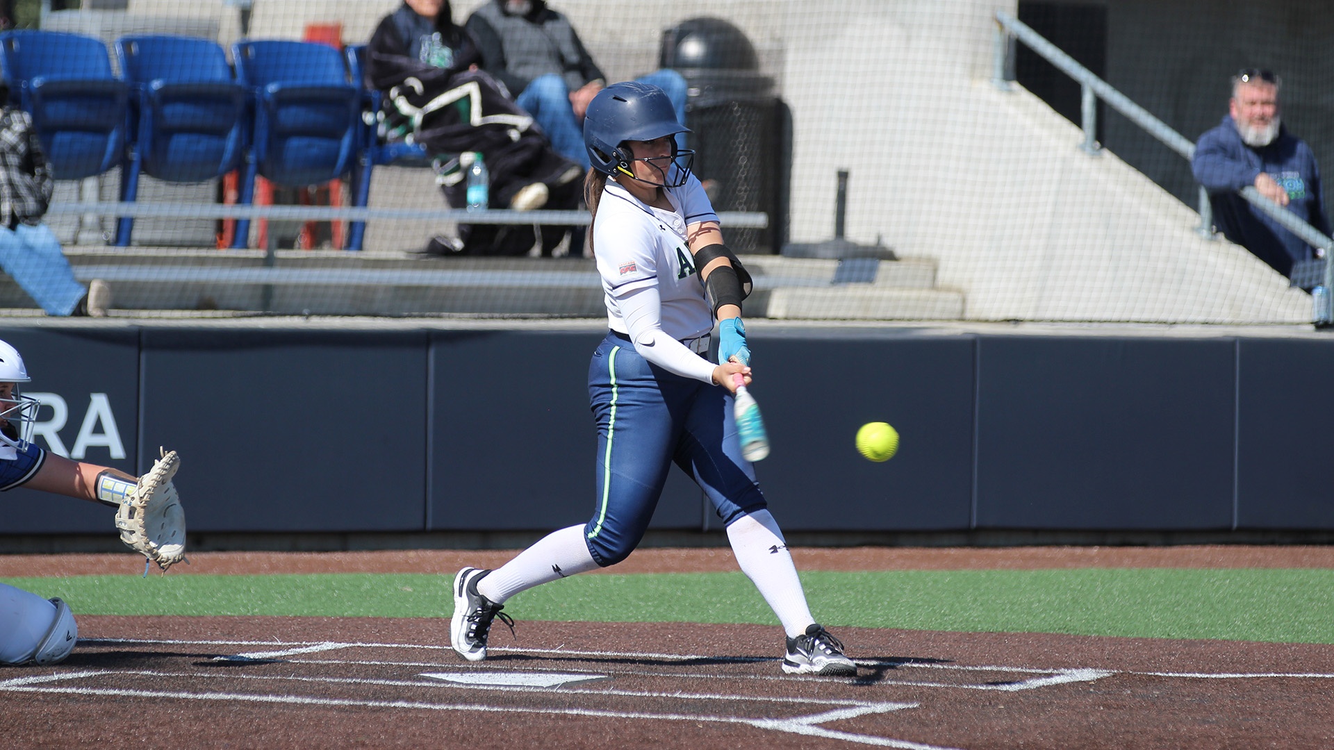 Providence outlasts Mayville State 15-12 in FC Softball opening round high scoring affair