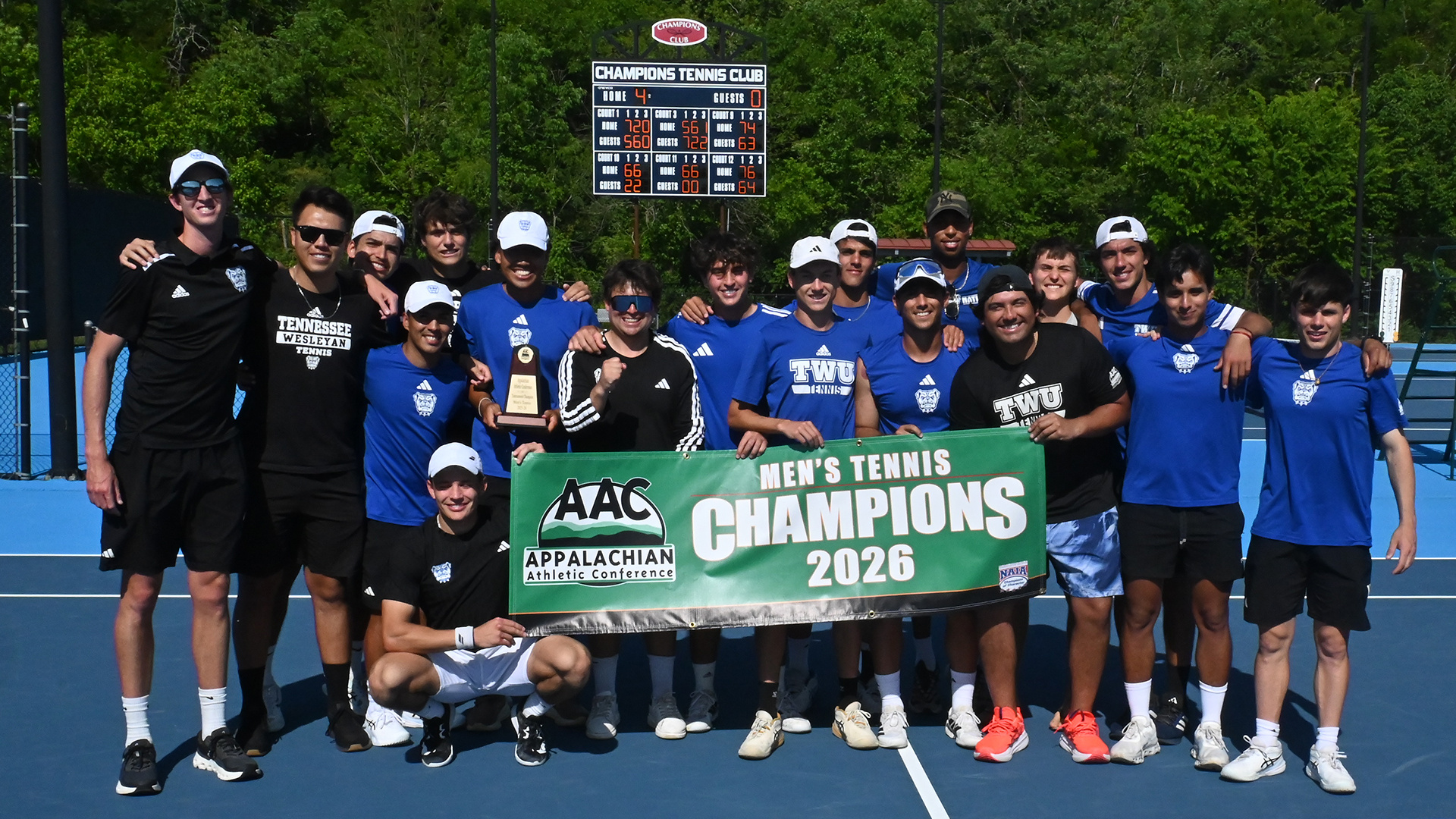 Tennessee Wesleyan claims sixth straight AAC men’s tennis tournament title with 4-0 win over SCAD Atlanta