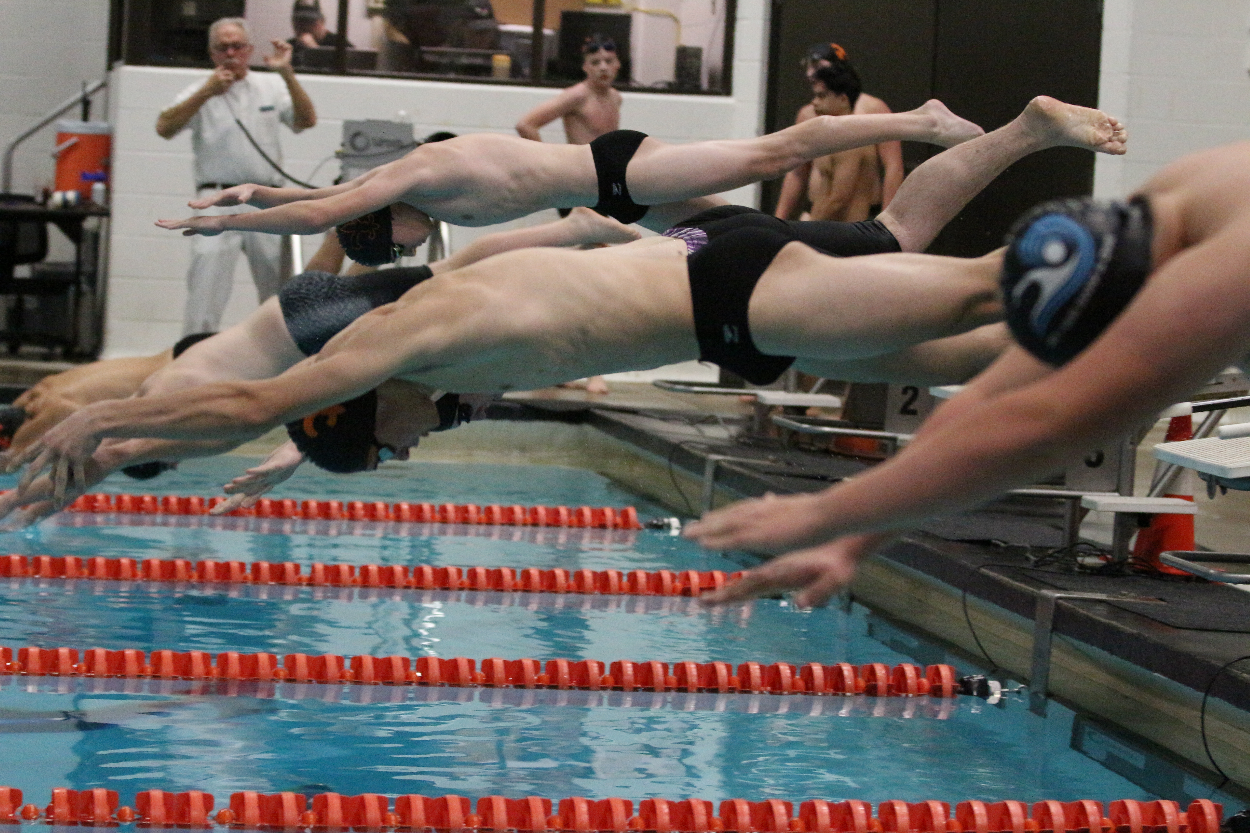 St Charles East High School Fighting Saints Triumph in First Dual Meet of the Season