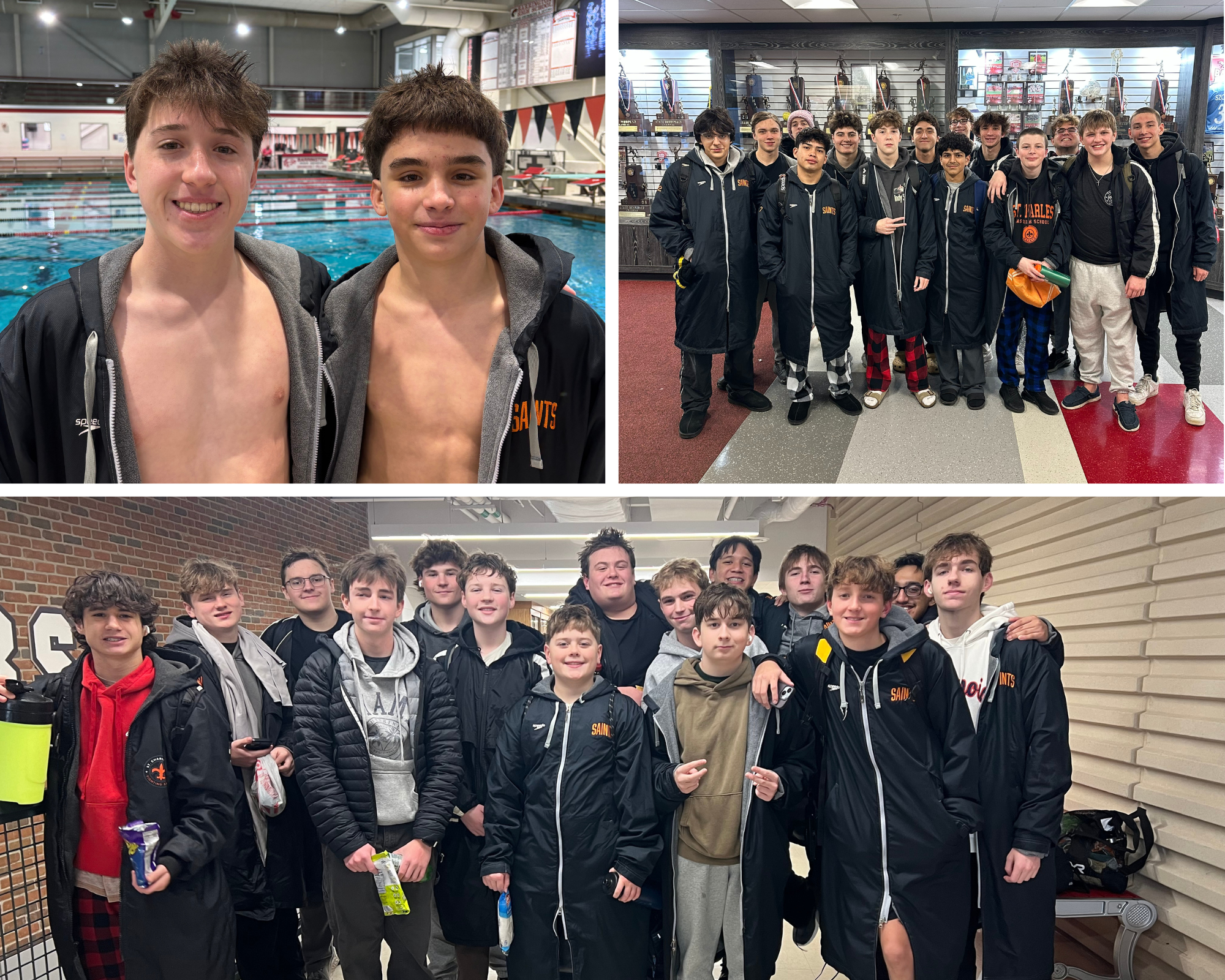 St Charles East High School Boys Swimming & Diving Team Excels at Invitational