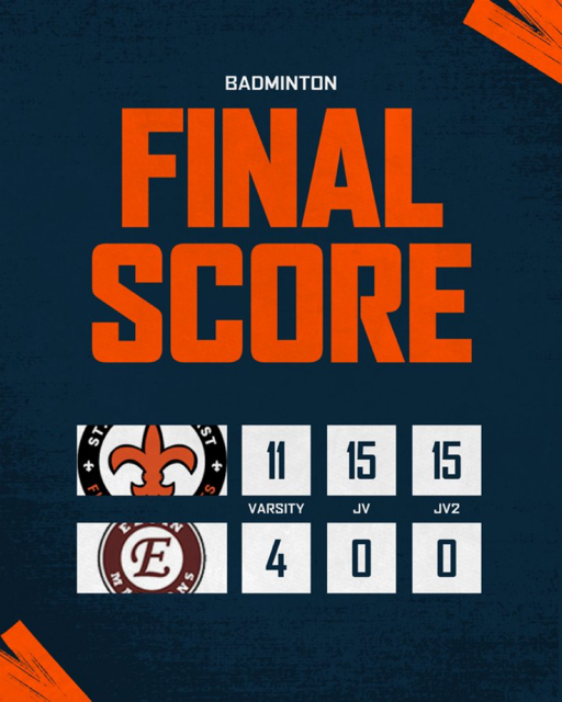 Fighting Saints sweep Elgin on the road, varsity tops Maroons 11-4