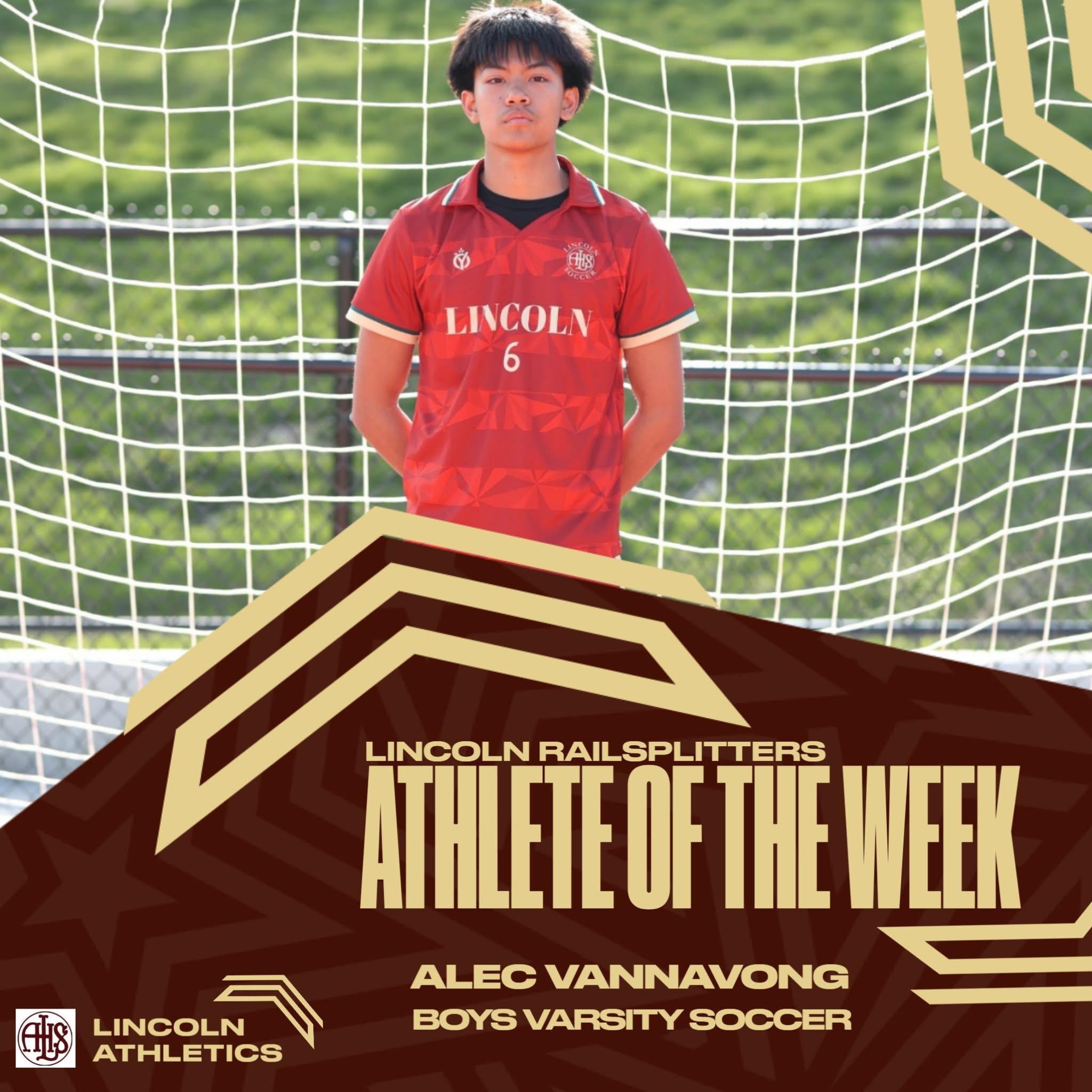 Athlete of the Week honor reflects Alec Vannavong’s steady influence at Lincoln