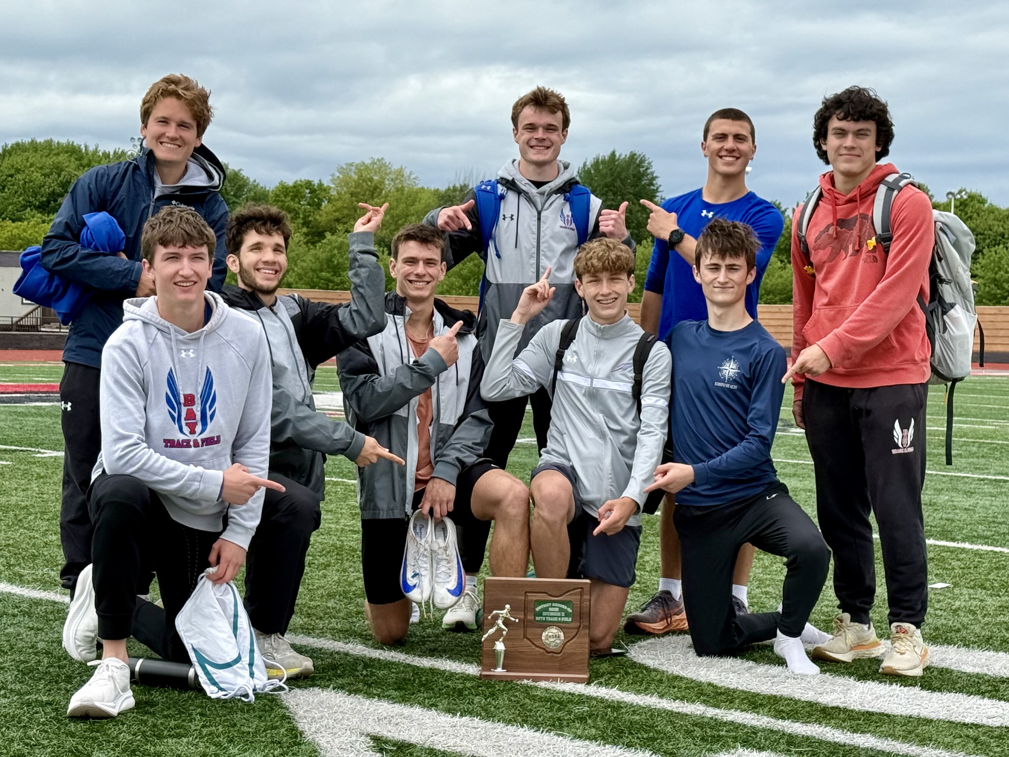 Rockets Secure Second Place at District Track and Field Championship