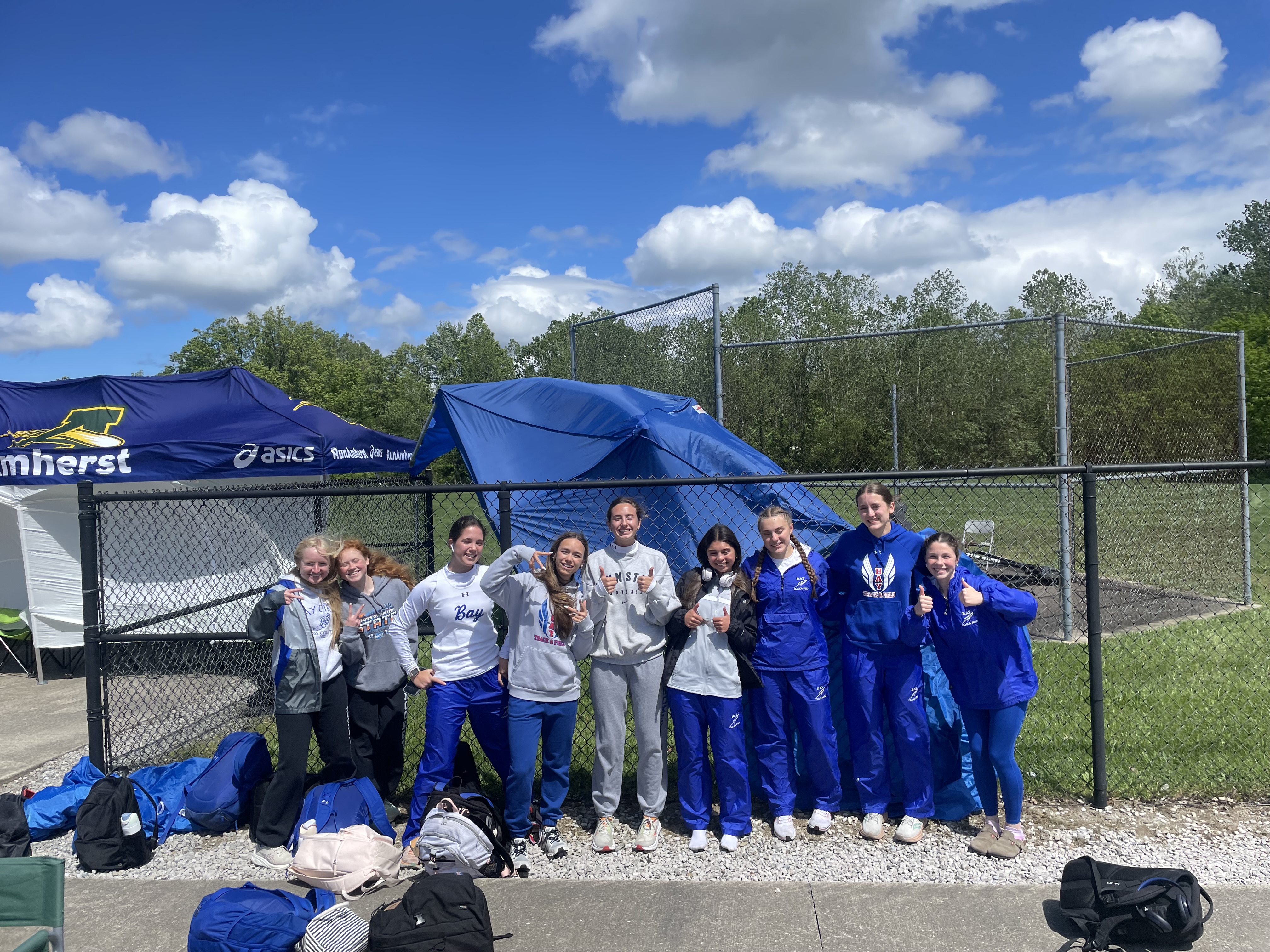 Bay Girls Track & Field Complete Season at District Championships