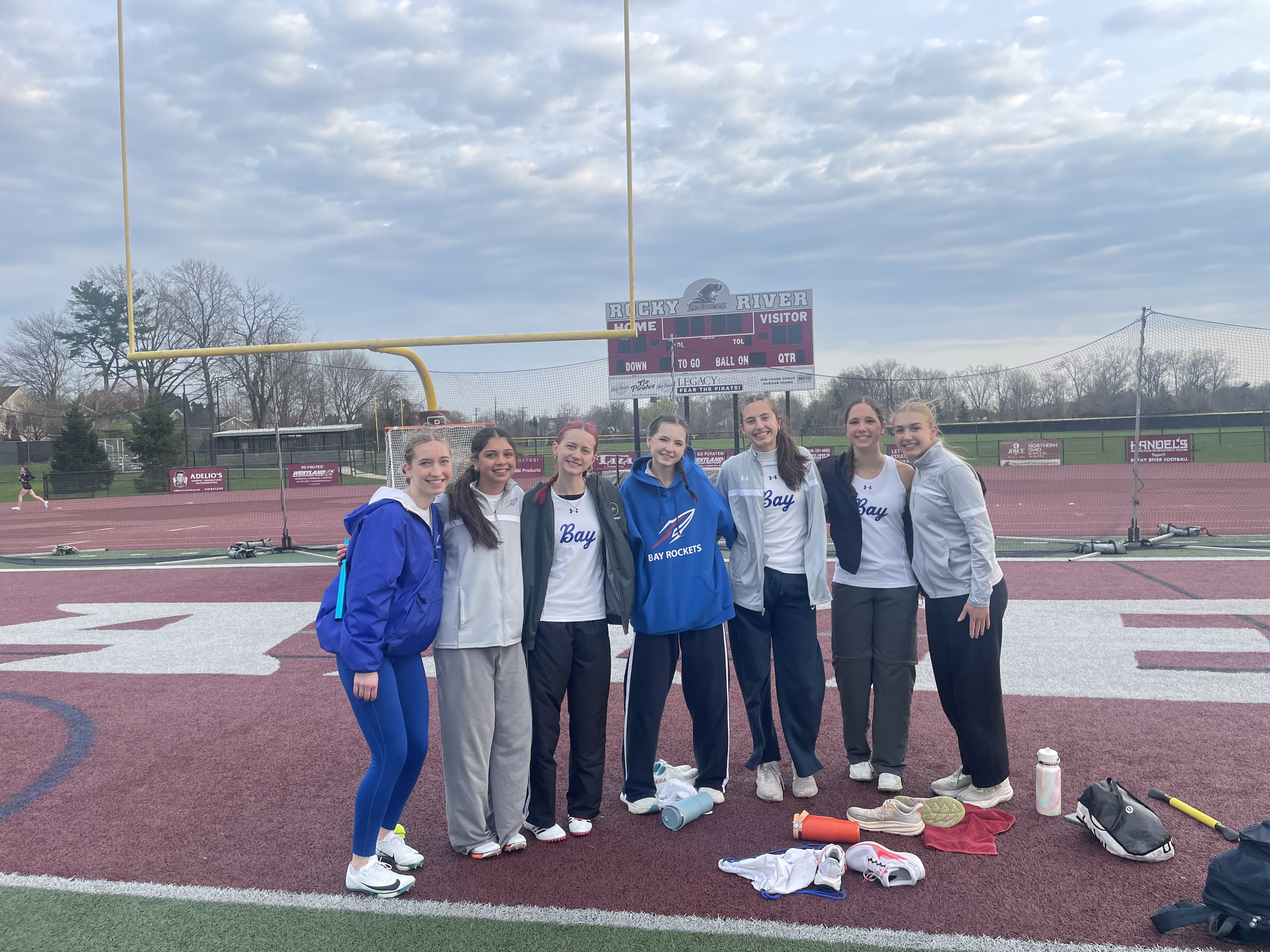 Lady Rockets Open 2025 Track & Field Season!