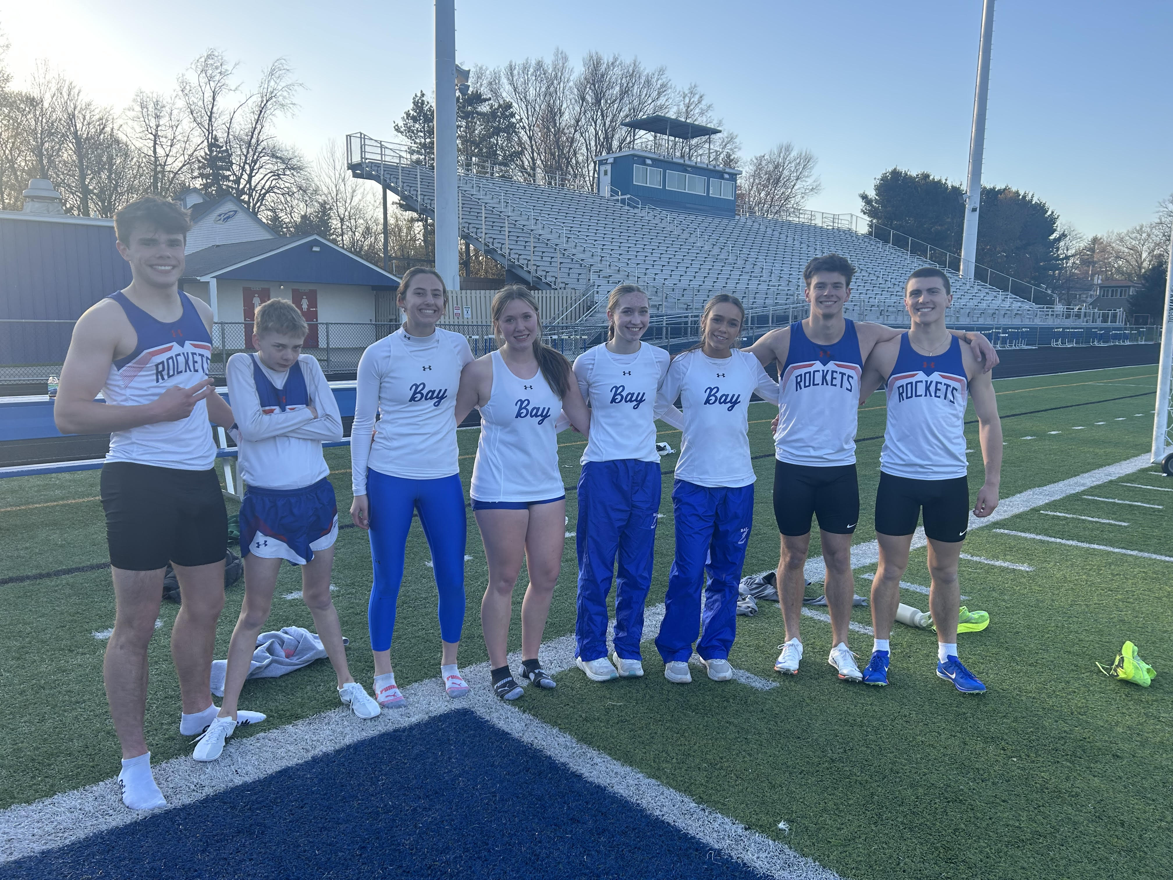 Bay High School Girls' Track and Field Team Competes Valiantly in Season Opener Against Westlake