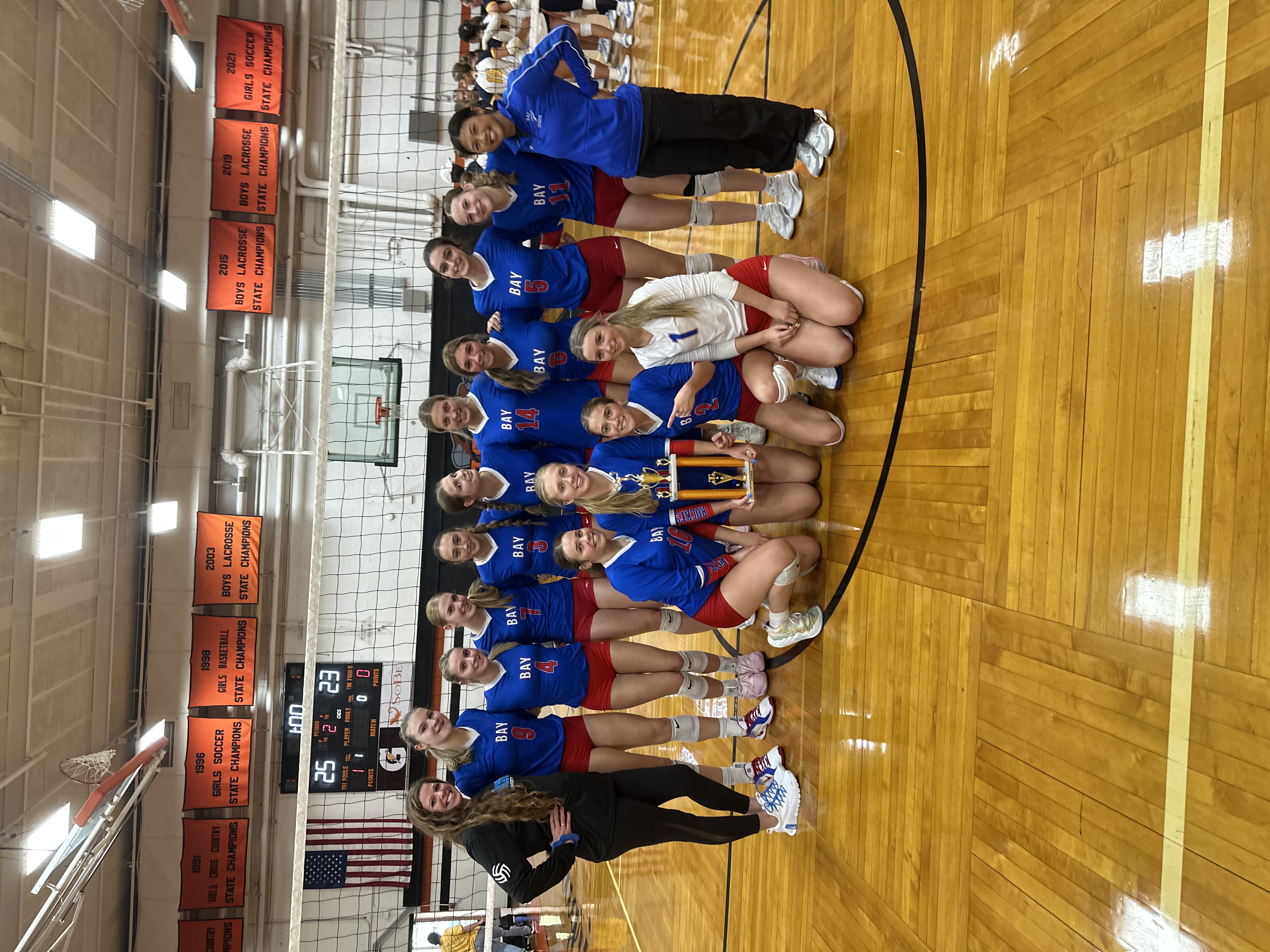 Bay High School Rockets Girls Varsity Volleyball Secures Championship at Chagrin Falls Tournament