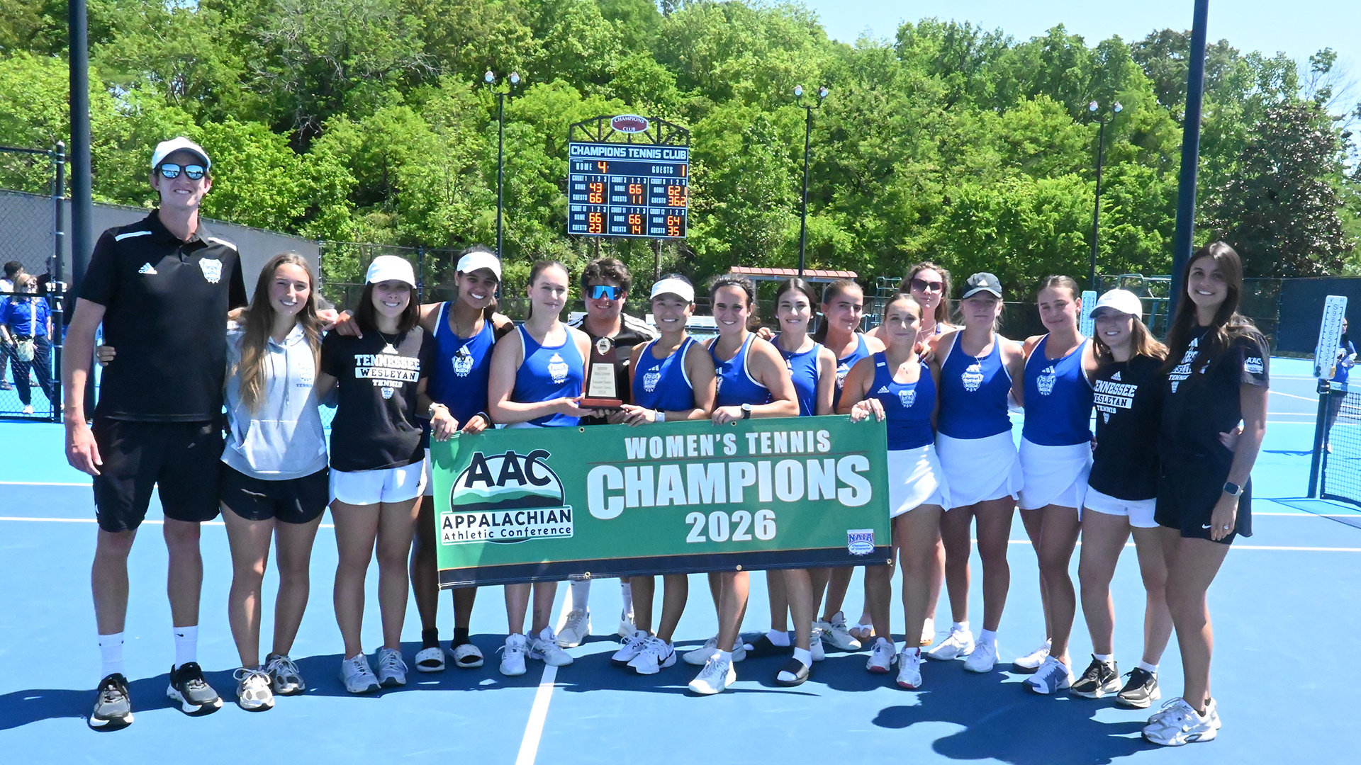 Tennessee Wesleyan claims AAC women’s tennis title with 4-1 win over SCAD Atlanta