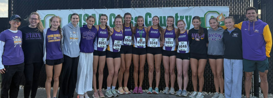 Girls cross country ties program best by placing third in the state