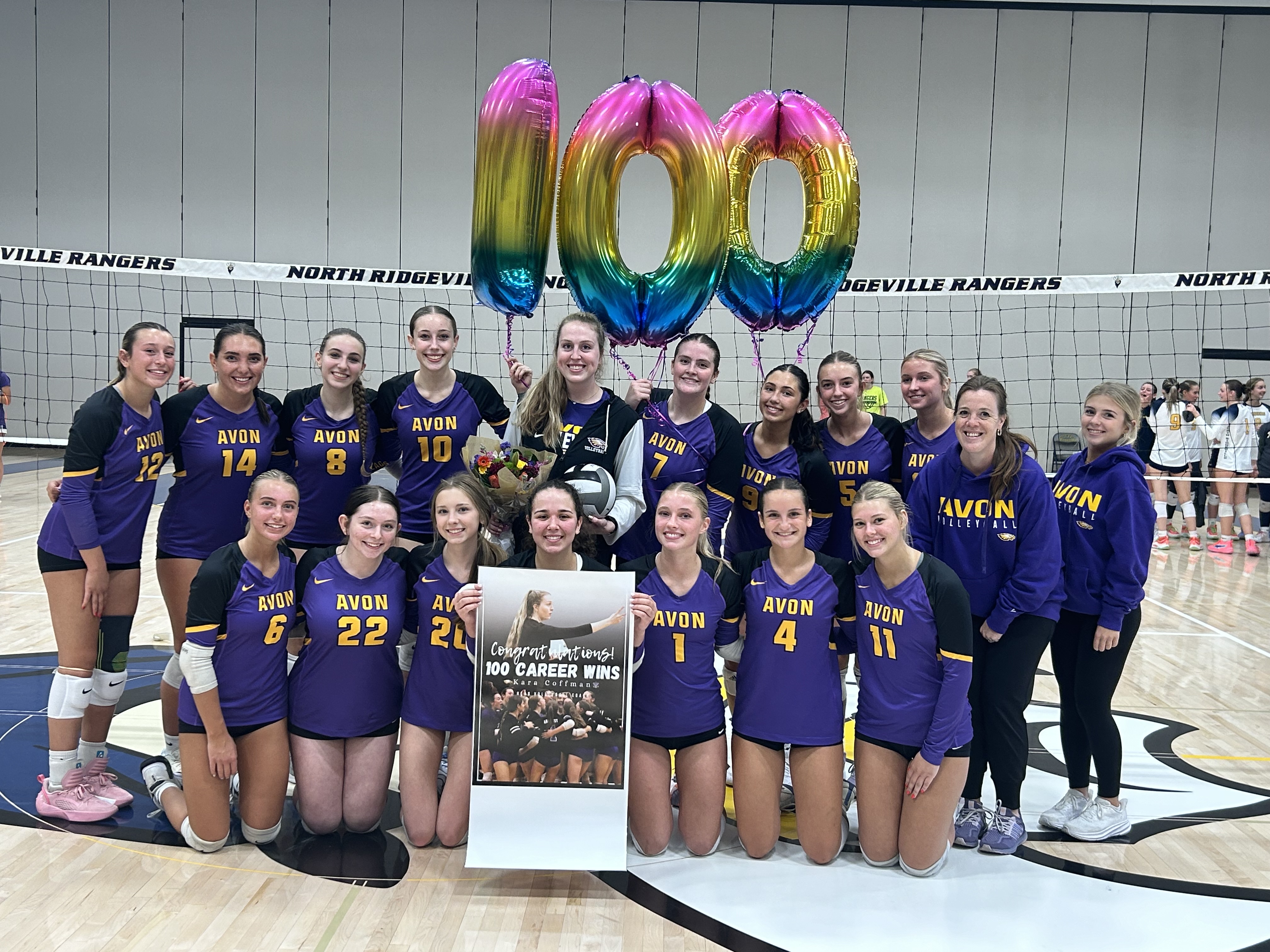 Avon High School Volleyball Secures a Convincing Victory Against North Ridgeville