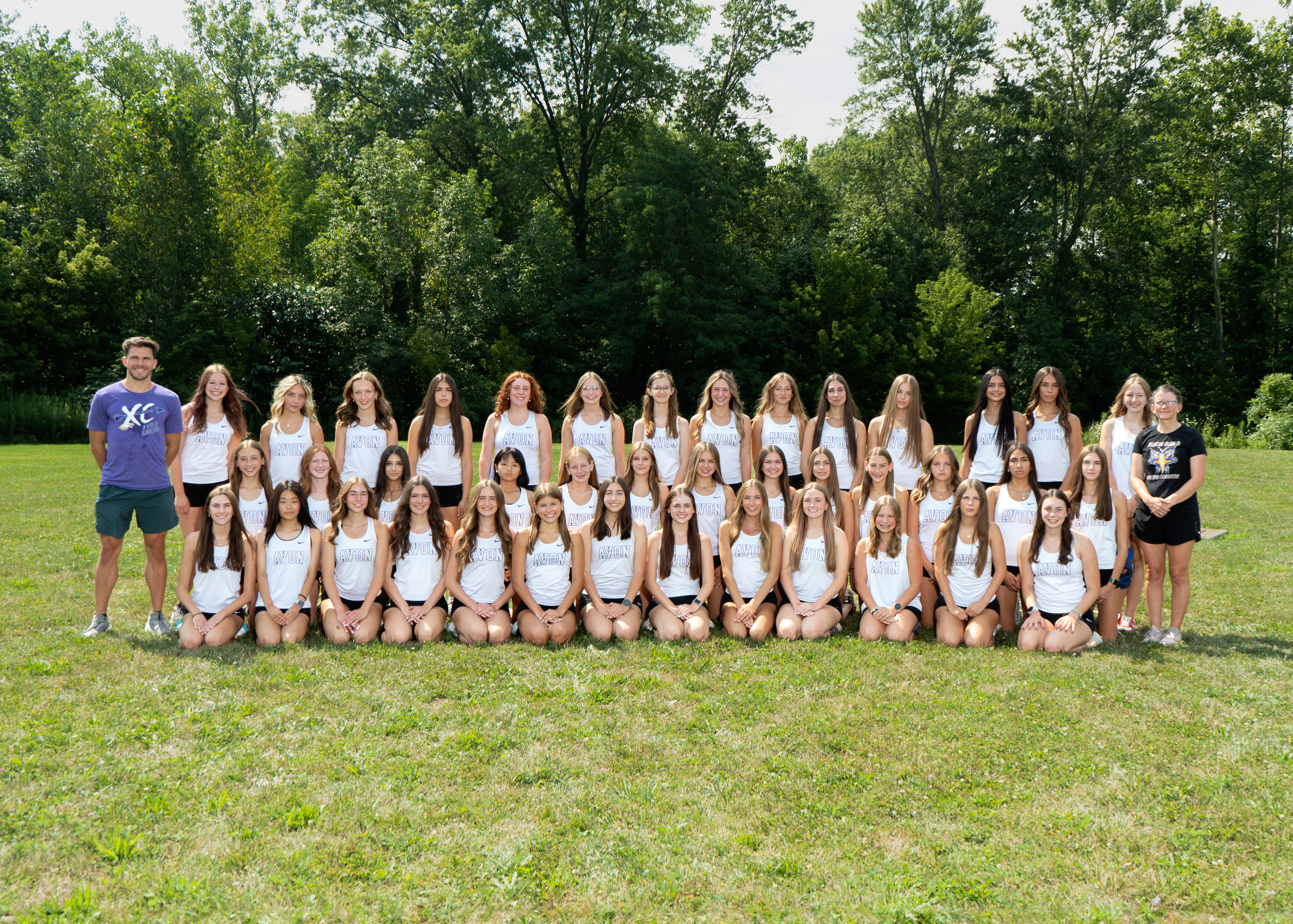 Girls cross country places second at Boardman