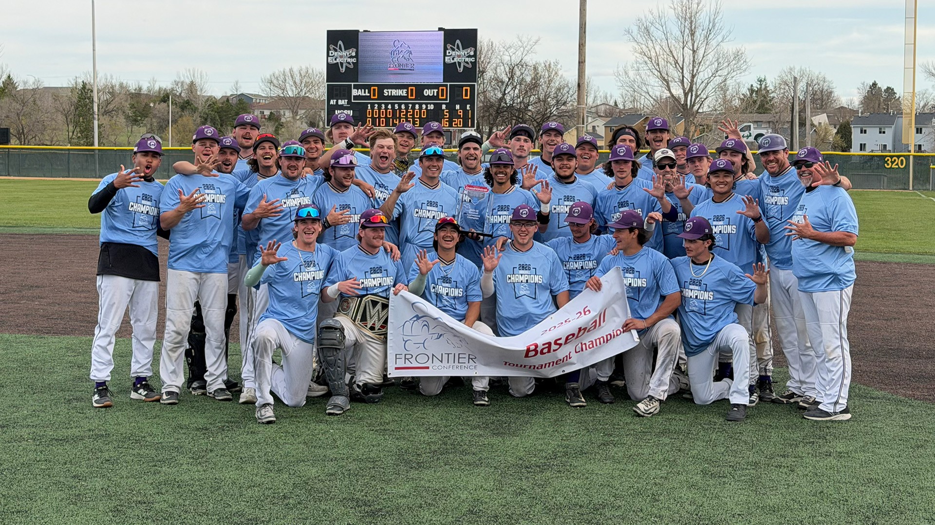 #2 Bellevue sweeps Valley City State in Frontier Baseball championship