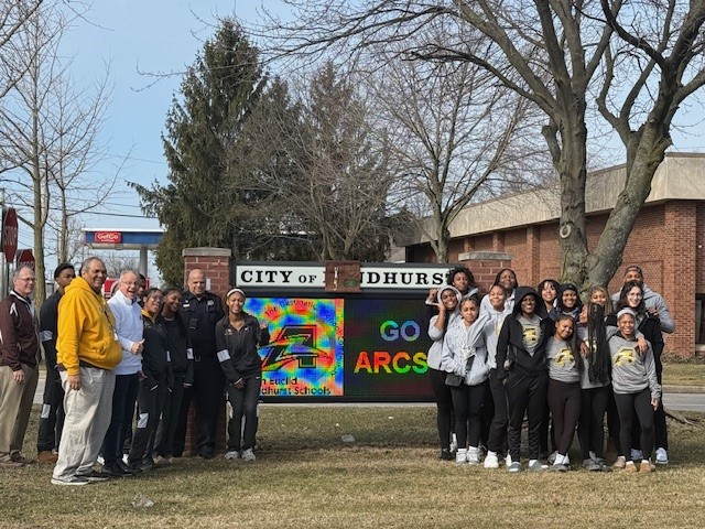 Lyndhurst Police Department Cheers on Brush High School Athletes to State Finals