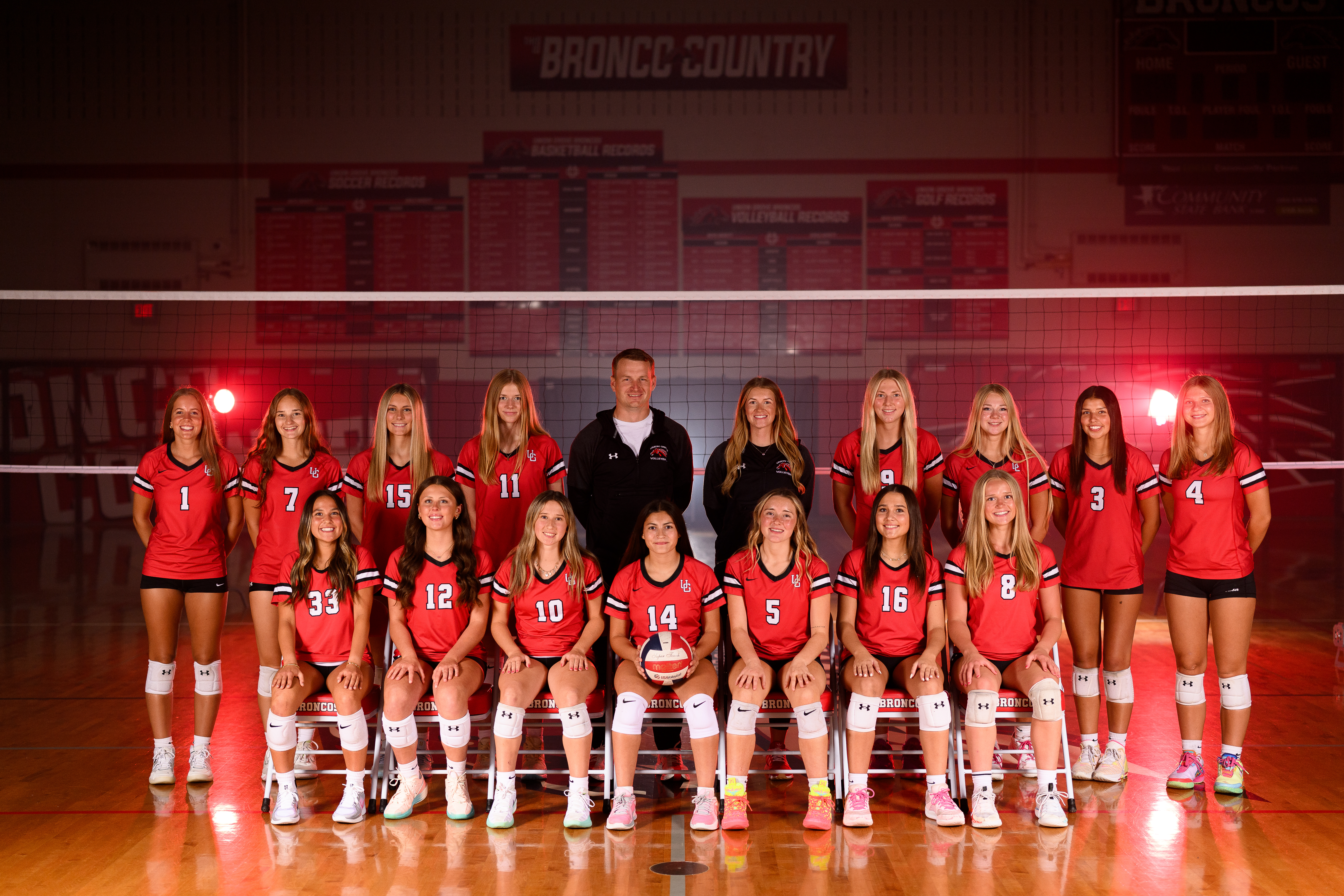 Union Grove High School Girls Volleyball Team Faces The Westosha Central Falcons